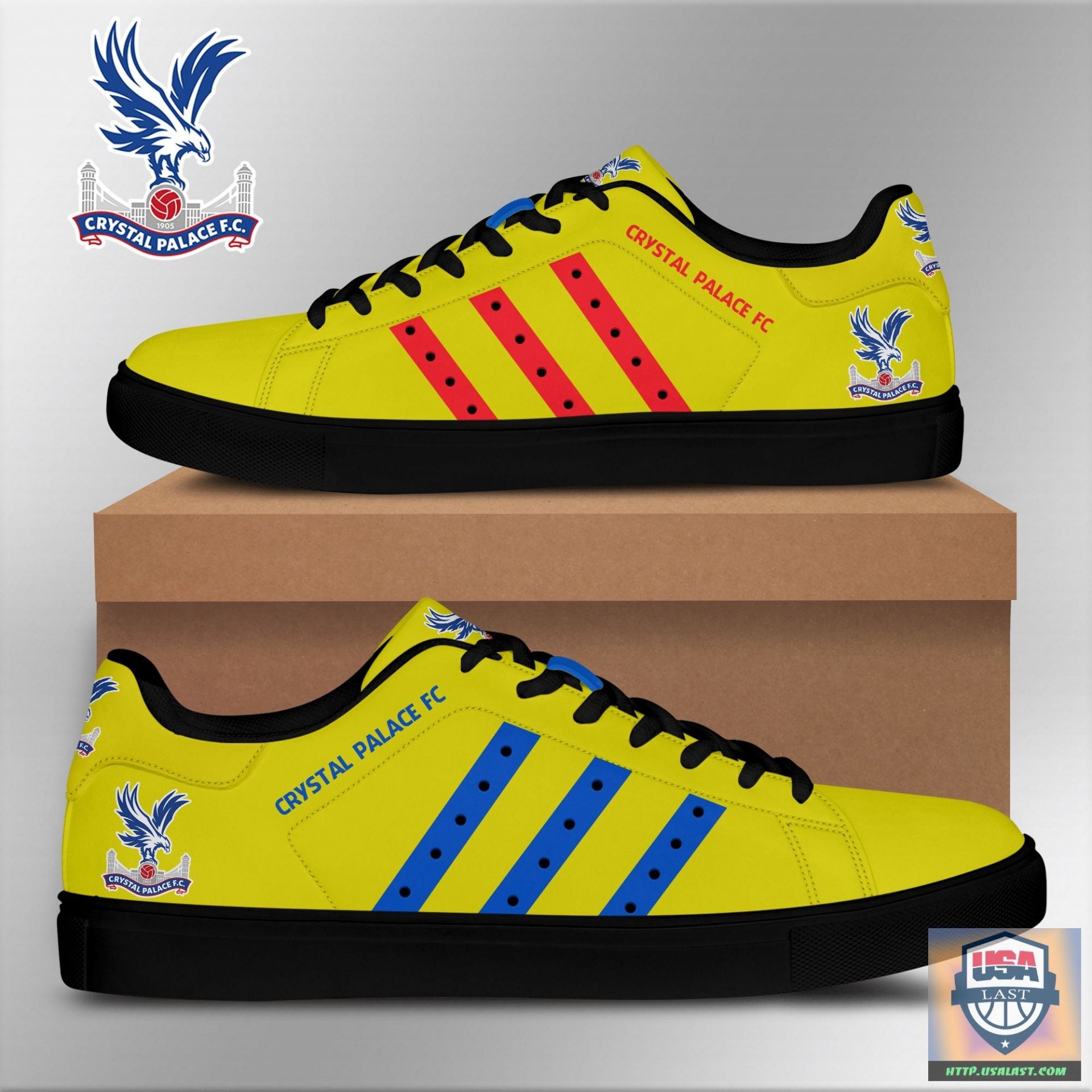Ideafootwear Crystal Palace FC Skate Stan Shoes Sneakes For Men And Women