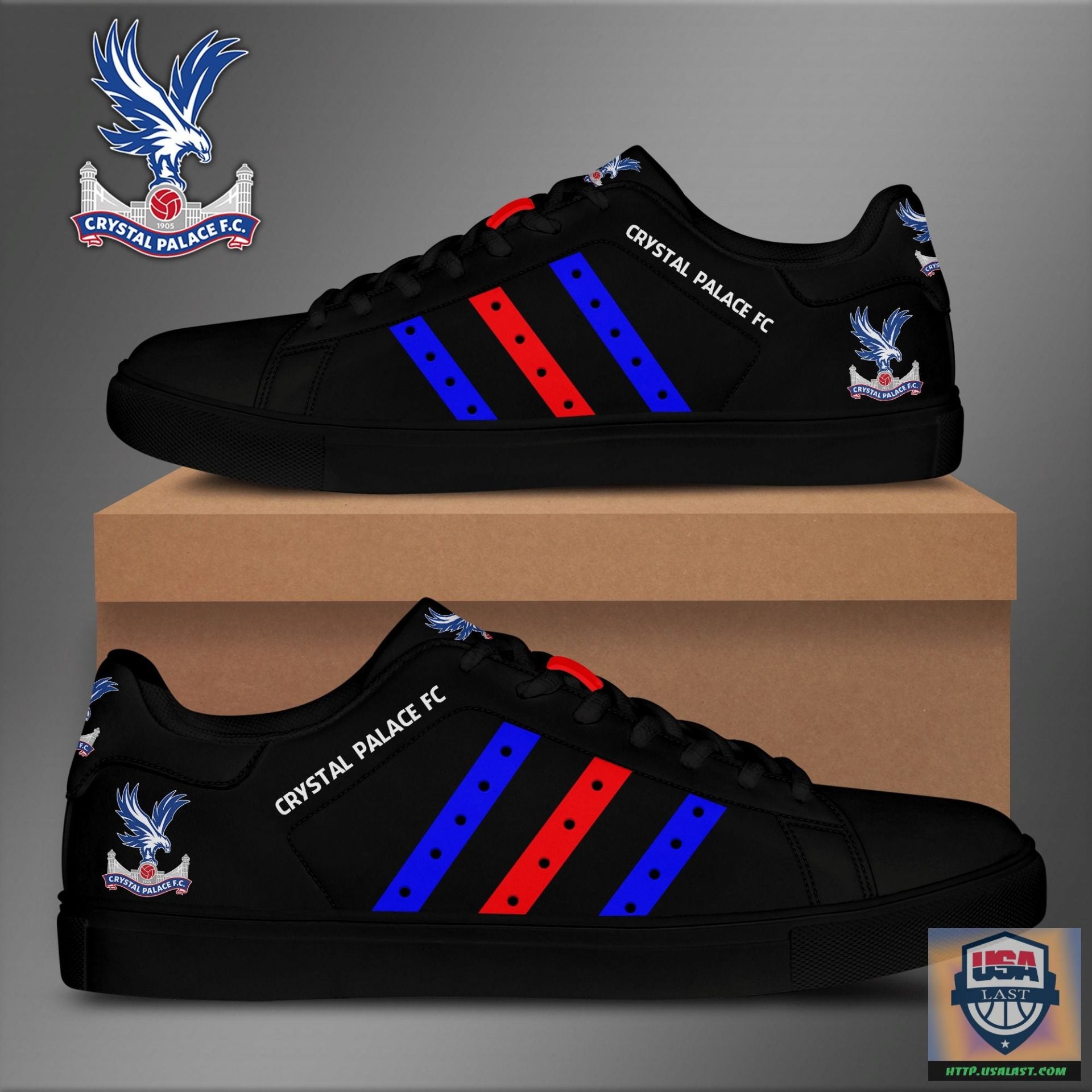 Ideafootwear Crystal Palace FC Skate Stan Shoes Sneakes For Men And Women
