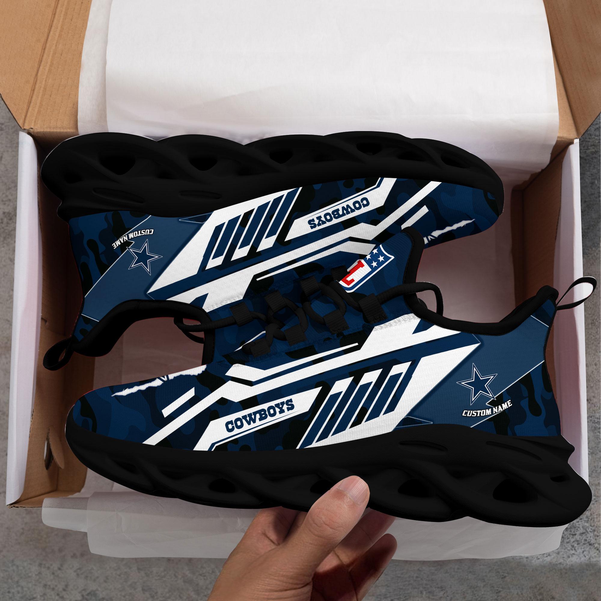 Ideafootwear Dallas Cowboys Max Soul Shoes Sneakers For Men And Women