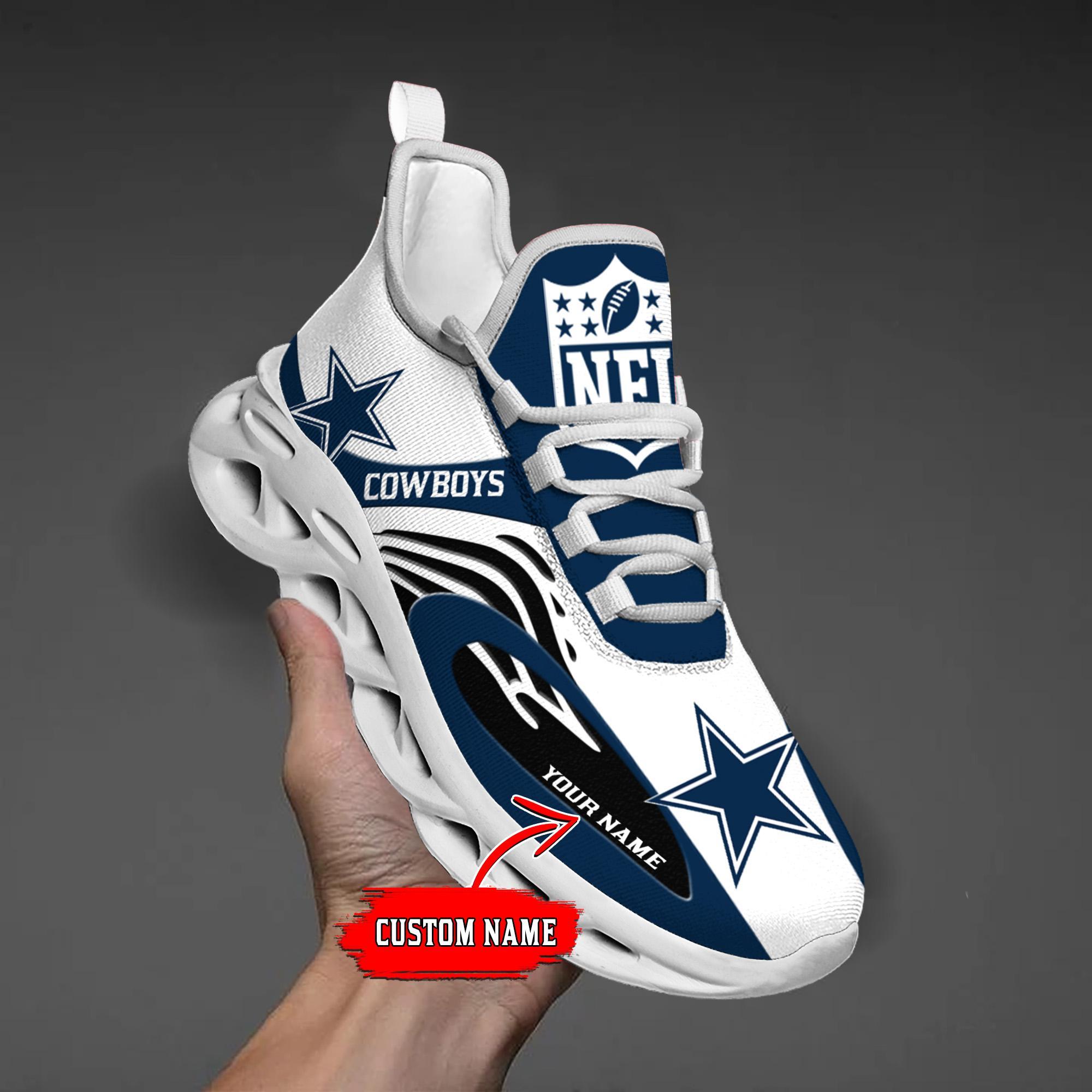 Ideafootwear Dallas Cowboys Max Soul Shoes Sneakers For Men And Women