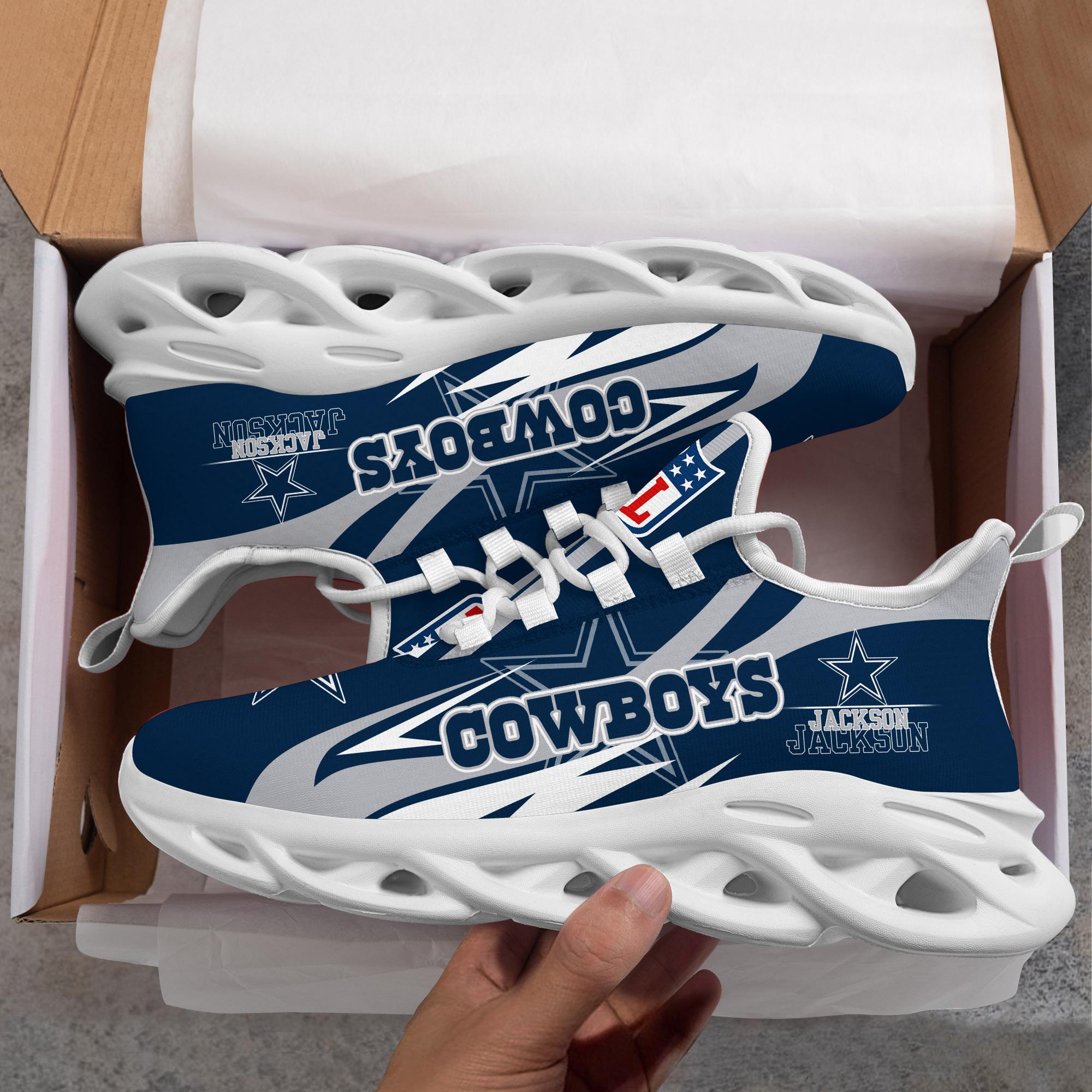 Ideafootwear Dallas Cowboys Max Soul Shoes Sneakers For Men And Women