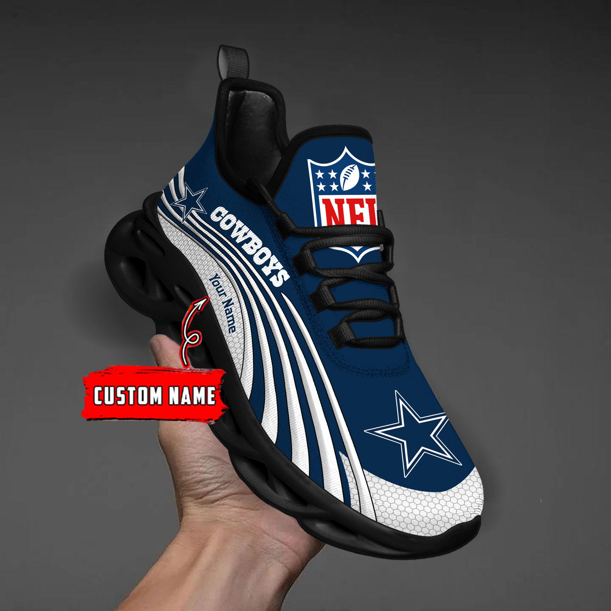 Ideafootwear Dallas Cowboys Max Soul Shoes Sneakers For Men And Women