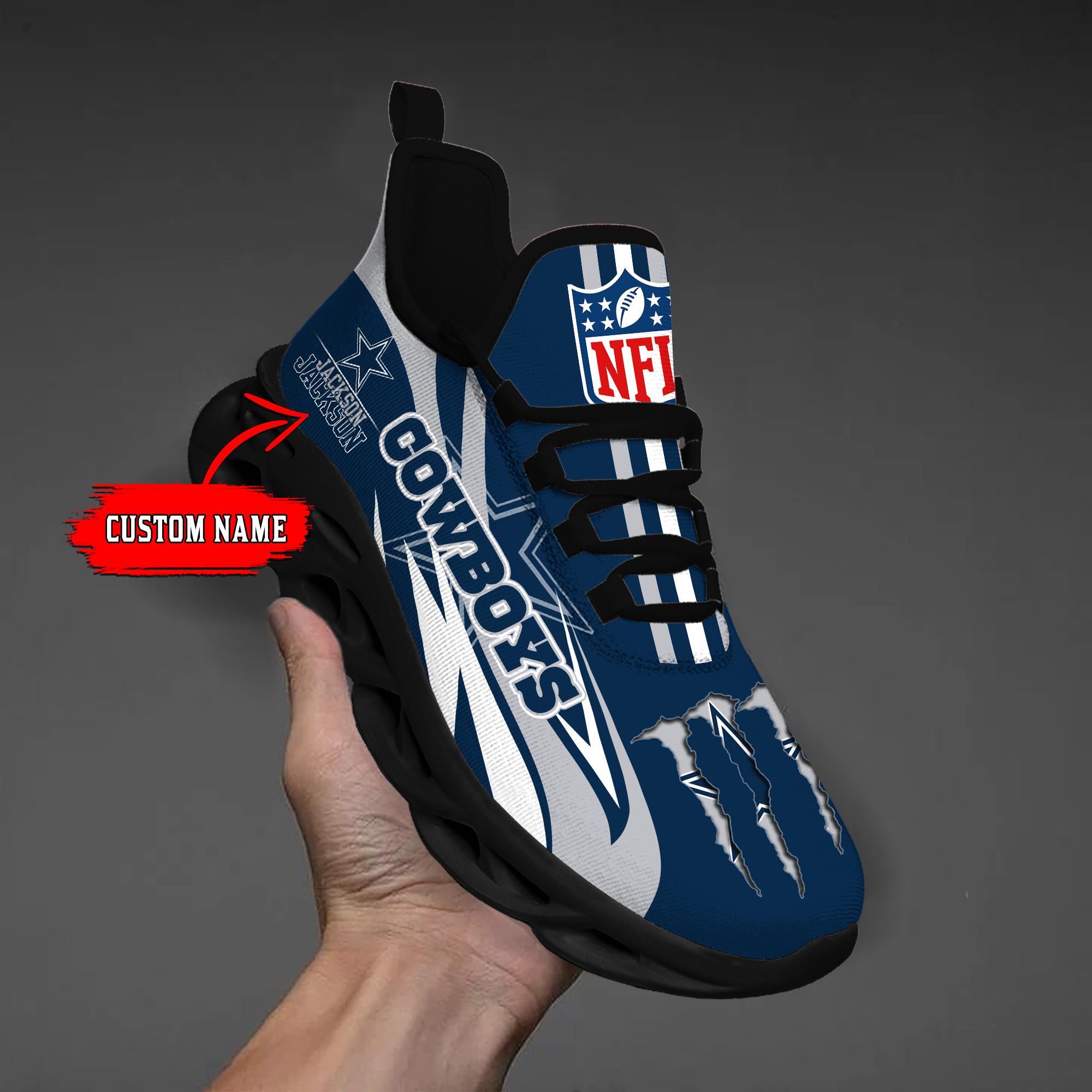 Ideafootwear Dallas Cowboys Max Soul Shoes Sneakers For Men And Women