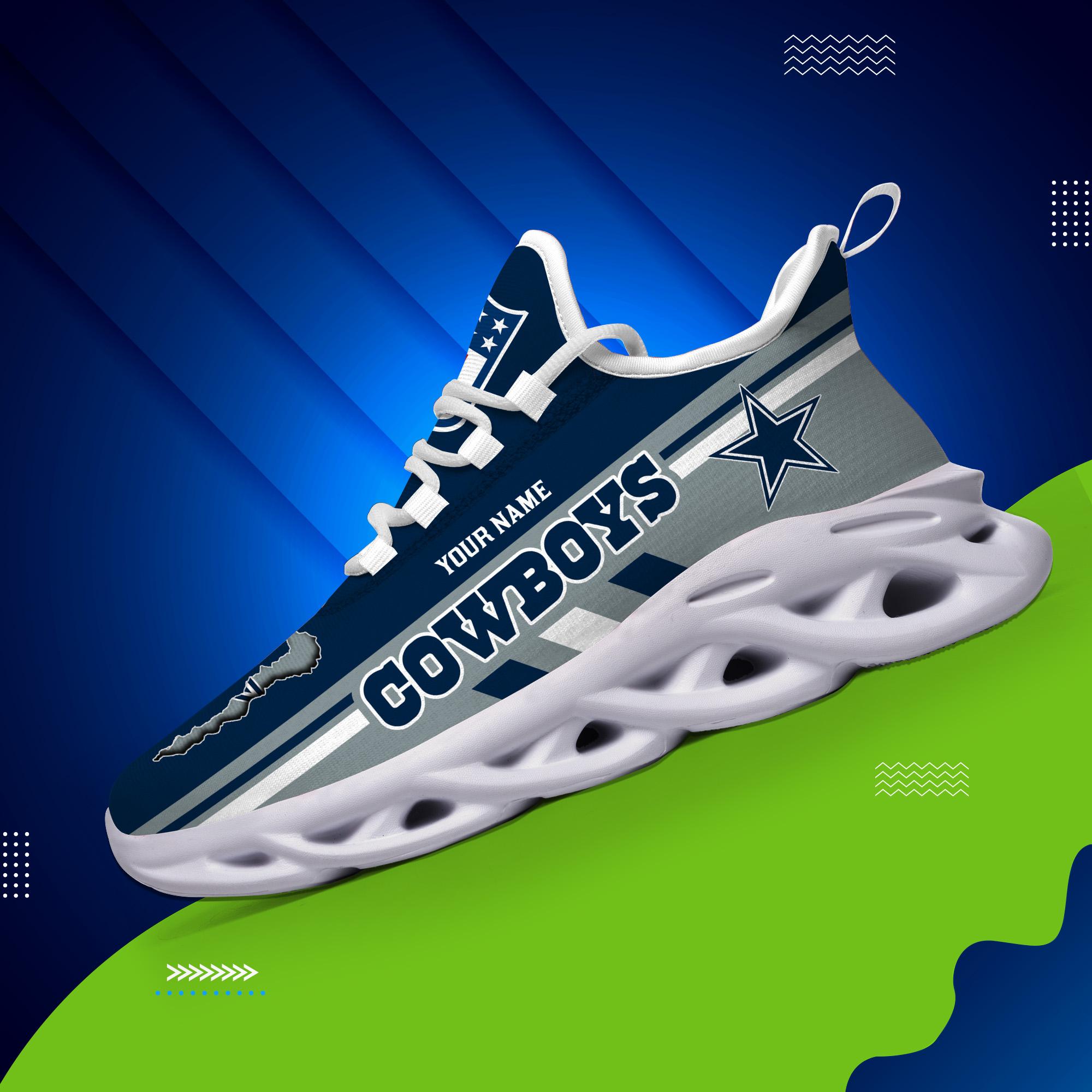 Ideafootwear Dallas Cowboys Max Soul Shoes Sneakers For Men And Women