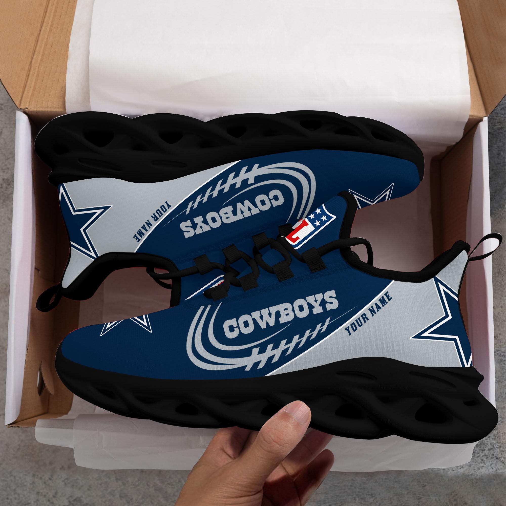 Ideafootwear Dallas Cowboys Max Soul Shoes Sneakers For Men And Women