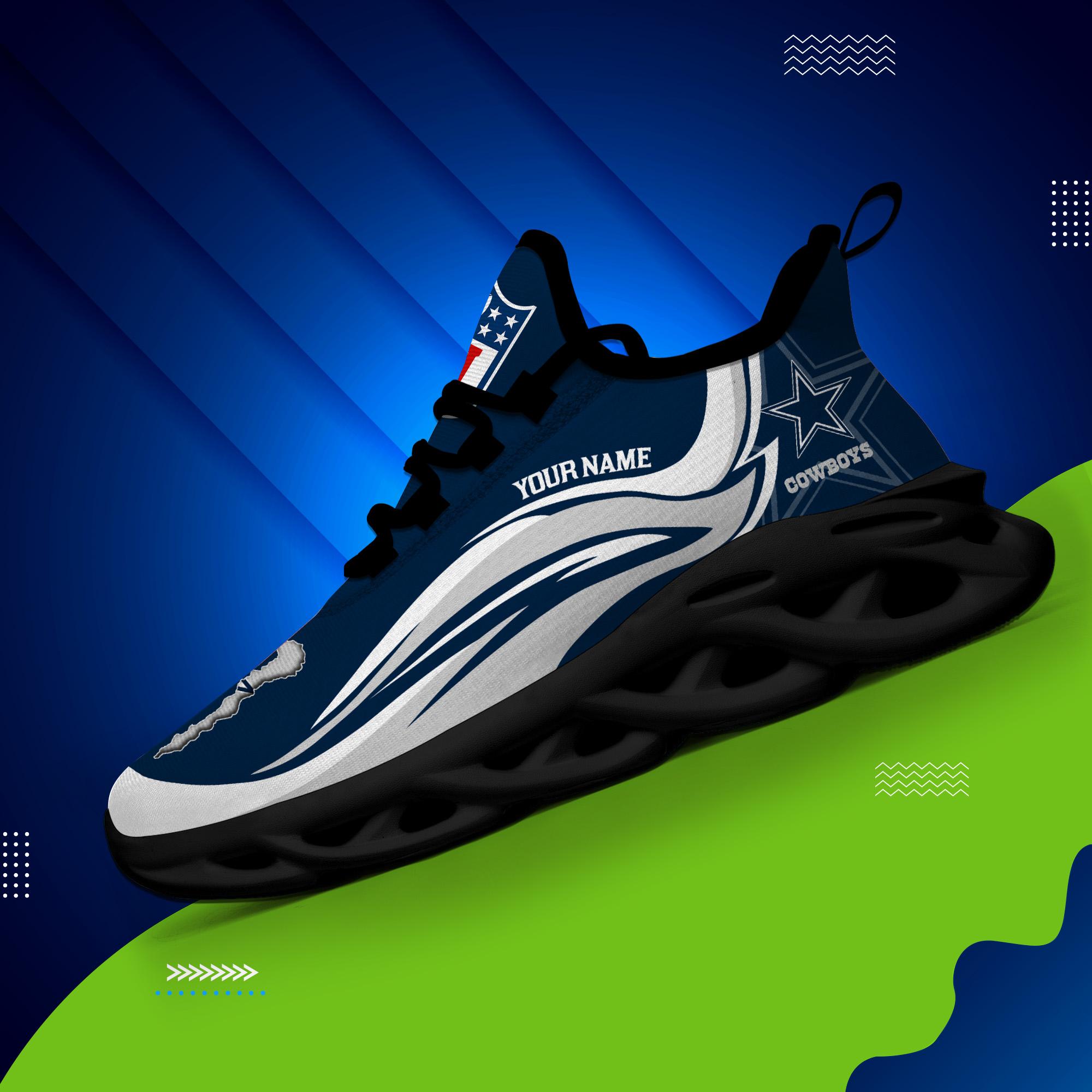 Ideafootwear Dallas Cowboys Max Soul Shoes Sneakers For Men And Women