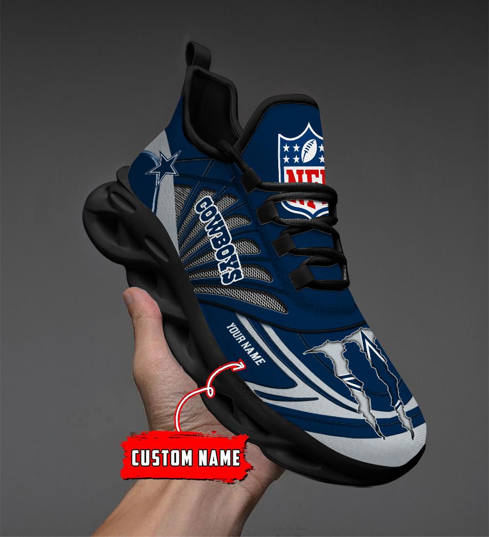 Ideafootwear Dallas Cowboys Max Soul Shoes Sneakers For Men And Women