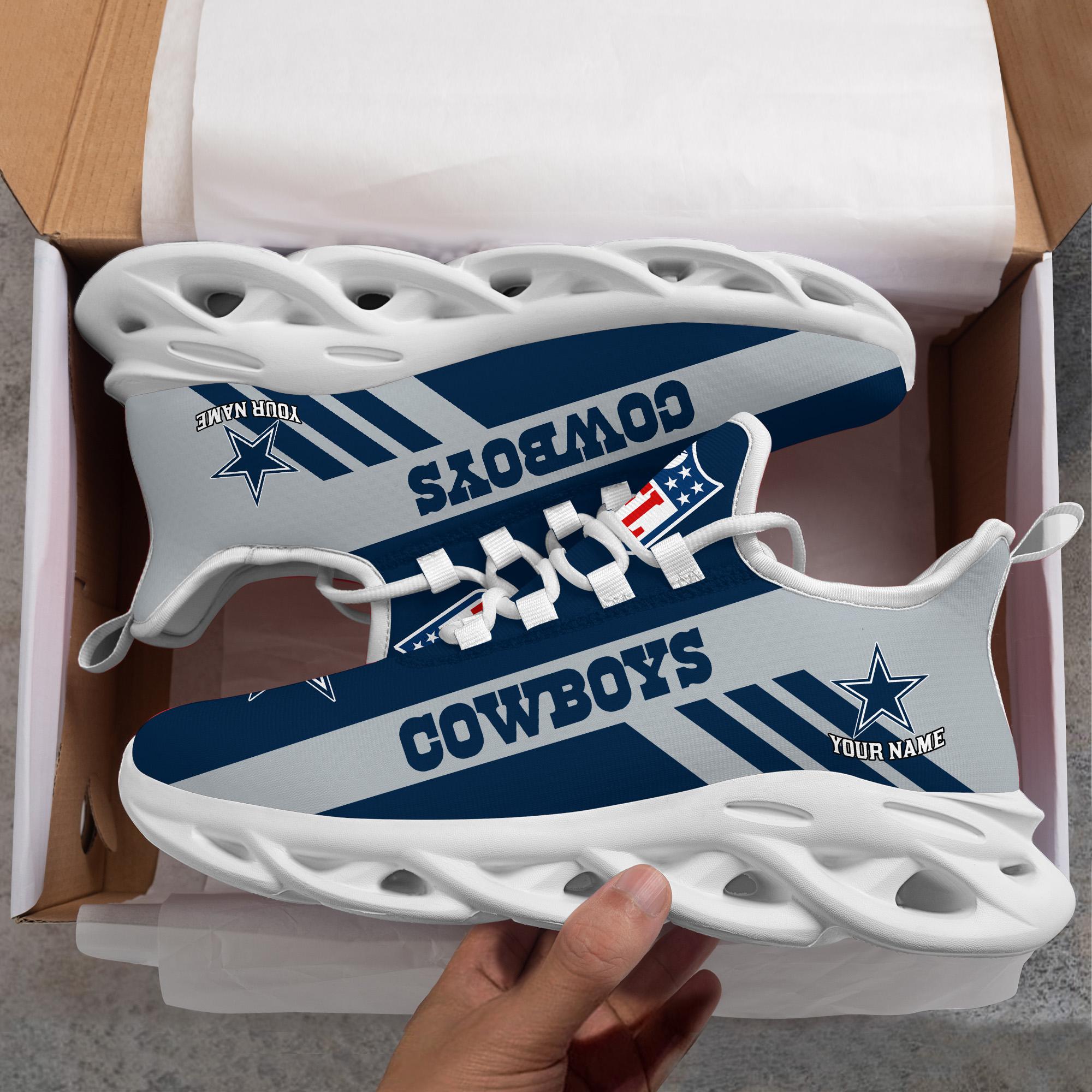 Ideafootwear Dallas Cowboys Max Soul Shoes Sneakers For Men And Women
