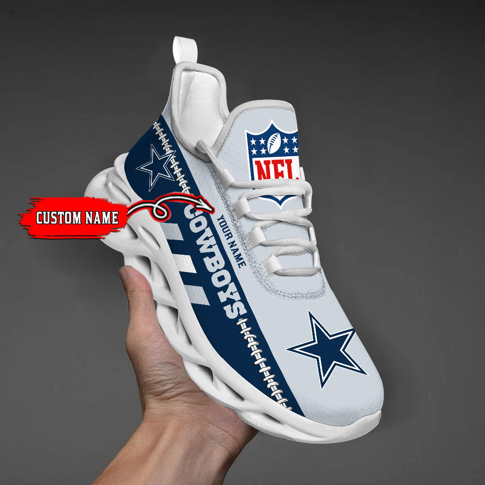 Ideafootwear Dallas Cowboys Max Soul Shoes Sneakers For Men And Women