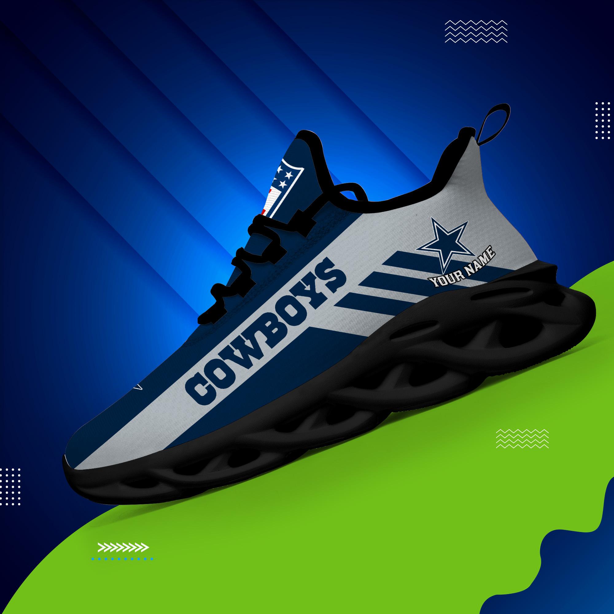 Ideafootwear Dallas Cowboys Max Soul Shoes Sneakers For Men And Women