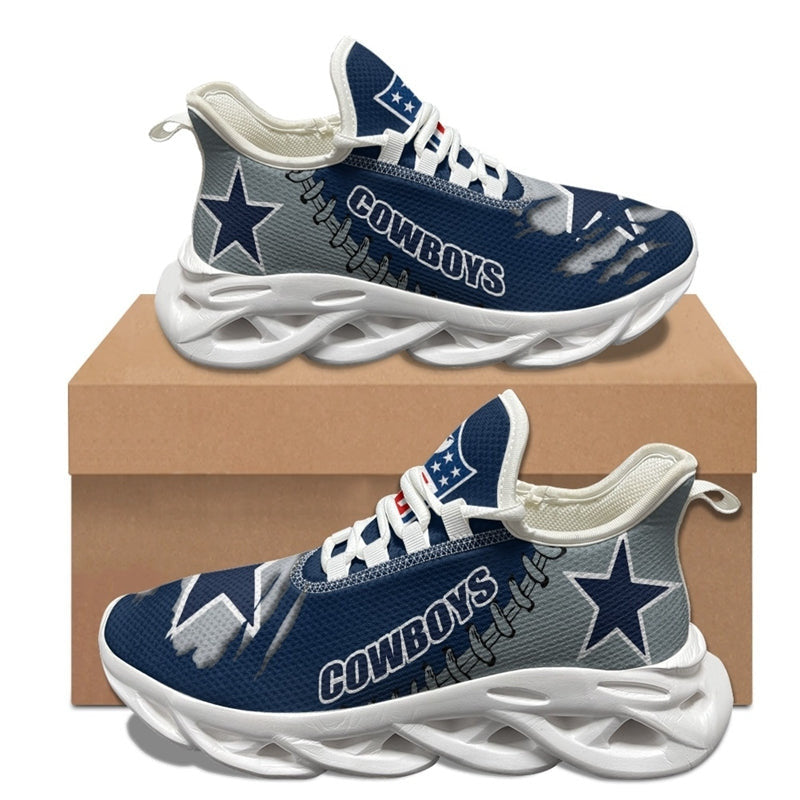 Ideafootwear Dallas Cowboys Max Soul Shoes Sneakers For Men And Women