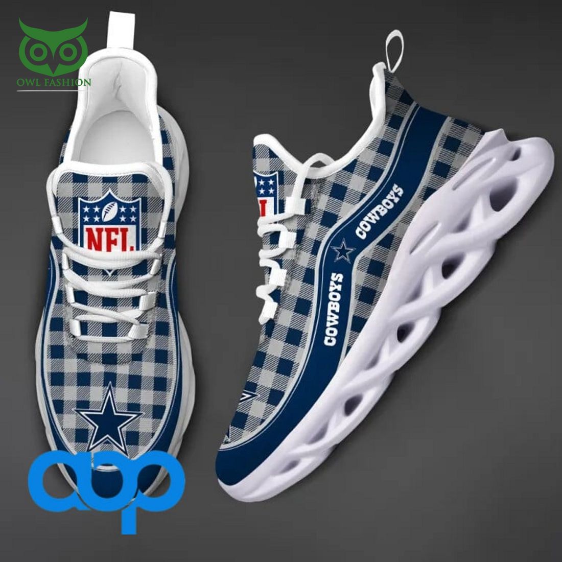 Ideafootwear Dallas Cowboys Max Soul Shoes Sneakers For Men And Women