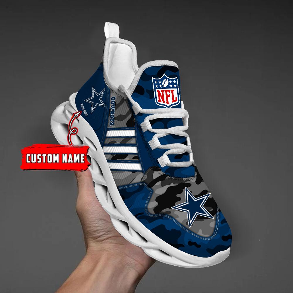 Ideafootwear Dallas Cowboys Max Soul Shoes Sneakers For Men And Women