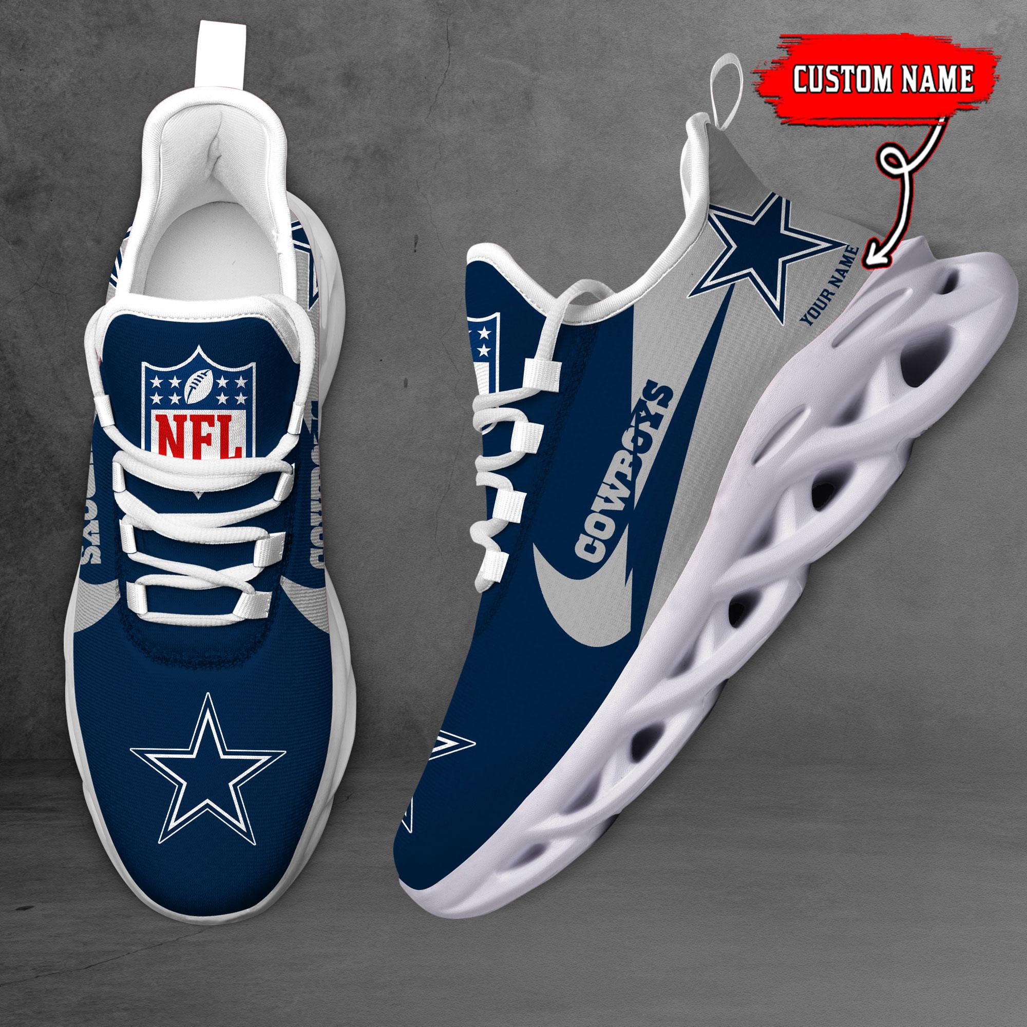 Ideafootwear Dallas Cowboys Max Soul Shoes Sneakers For Men And Women