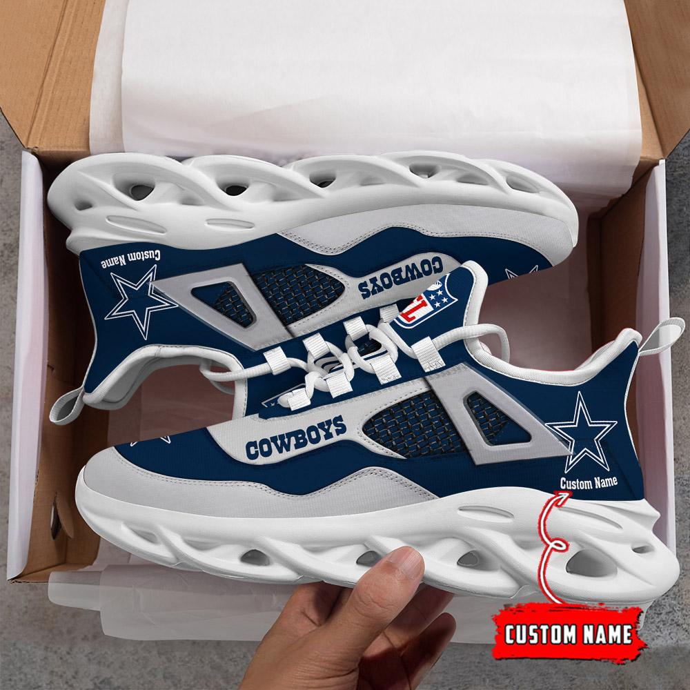 Ideafootwear Dallas Cowboys Max Soul Shoes Sneakers For Men And Women