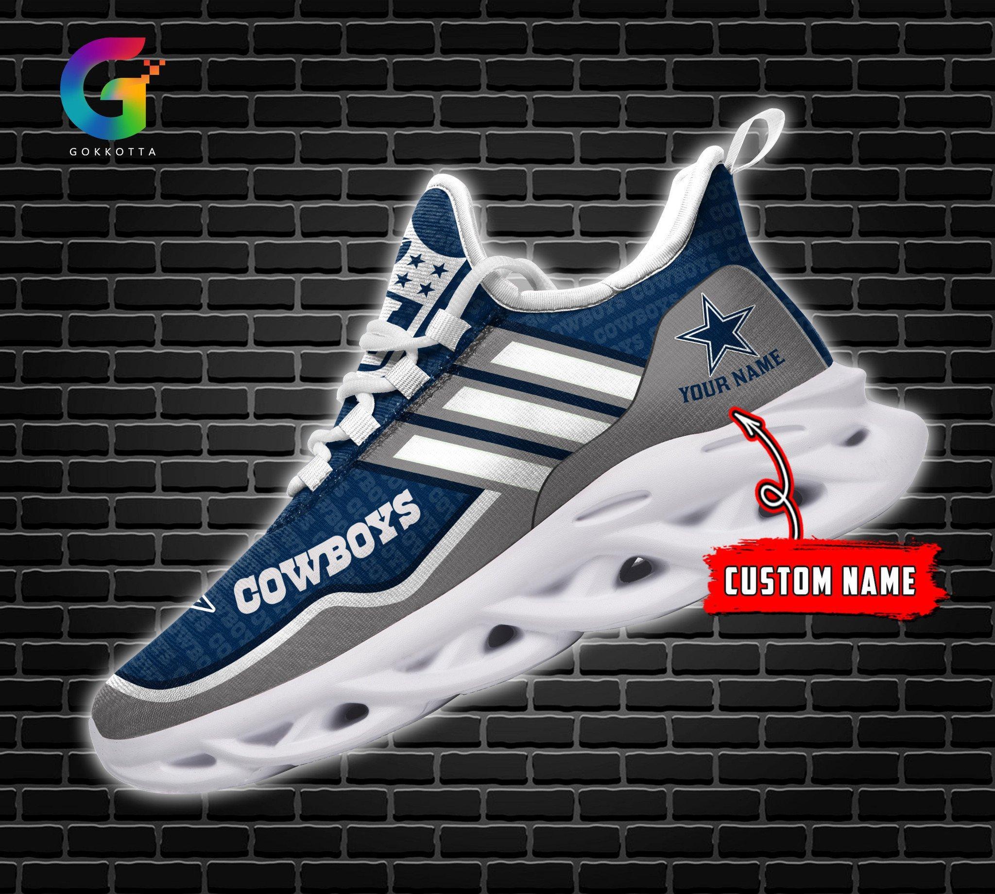 Ideafootwear Dallas Cowboys Max Soul Shoes Sneakers For Men And Women