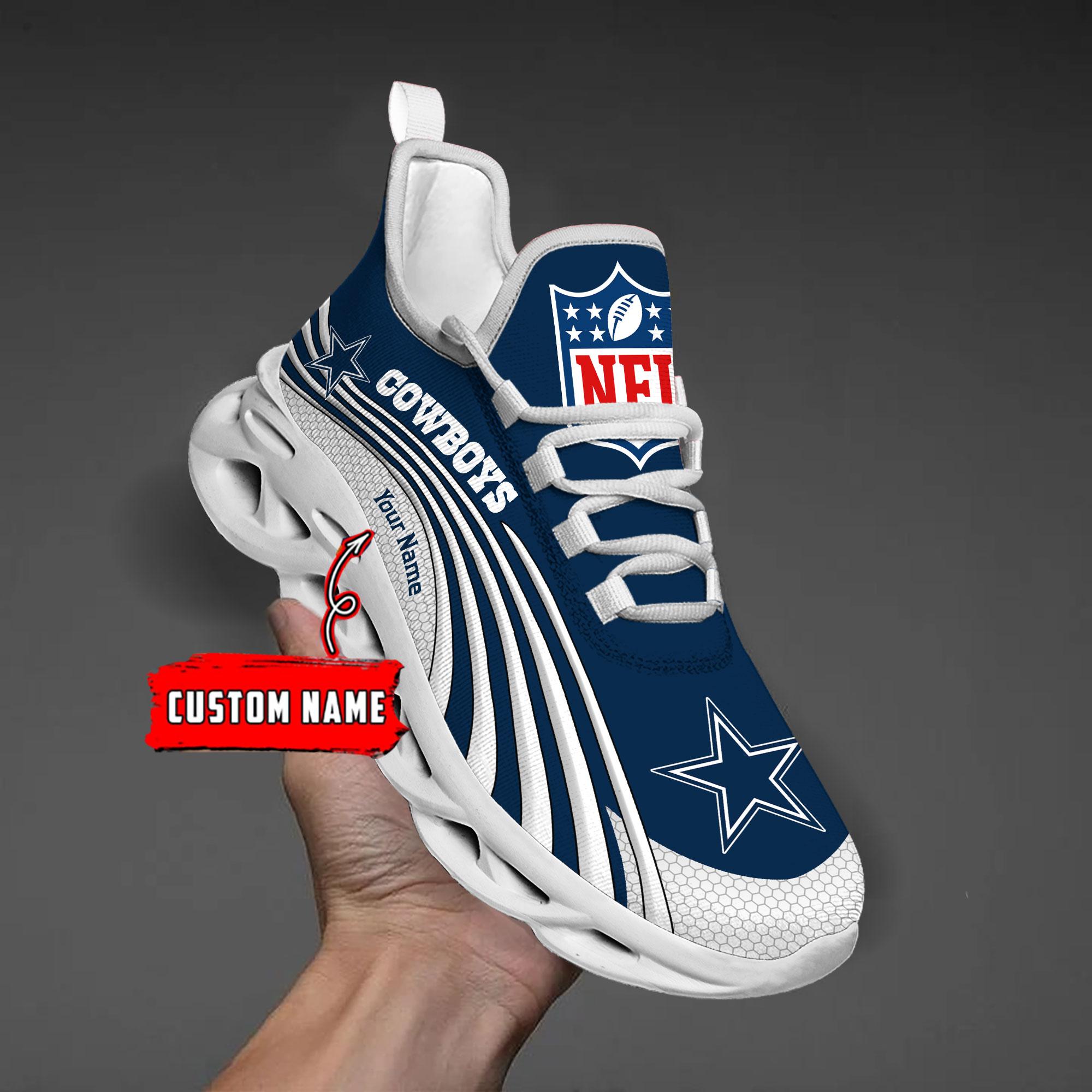 Ideafootwear Dallas Cowboys Max Soul Shoes Sneakers For Men And Women