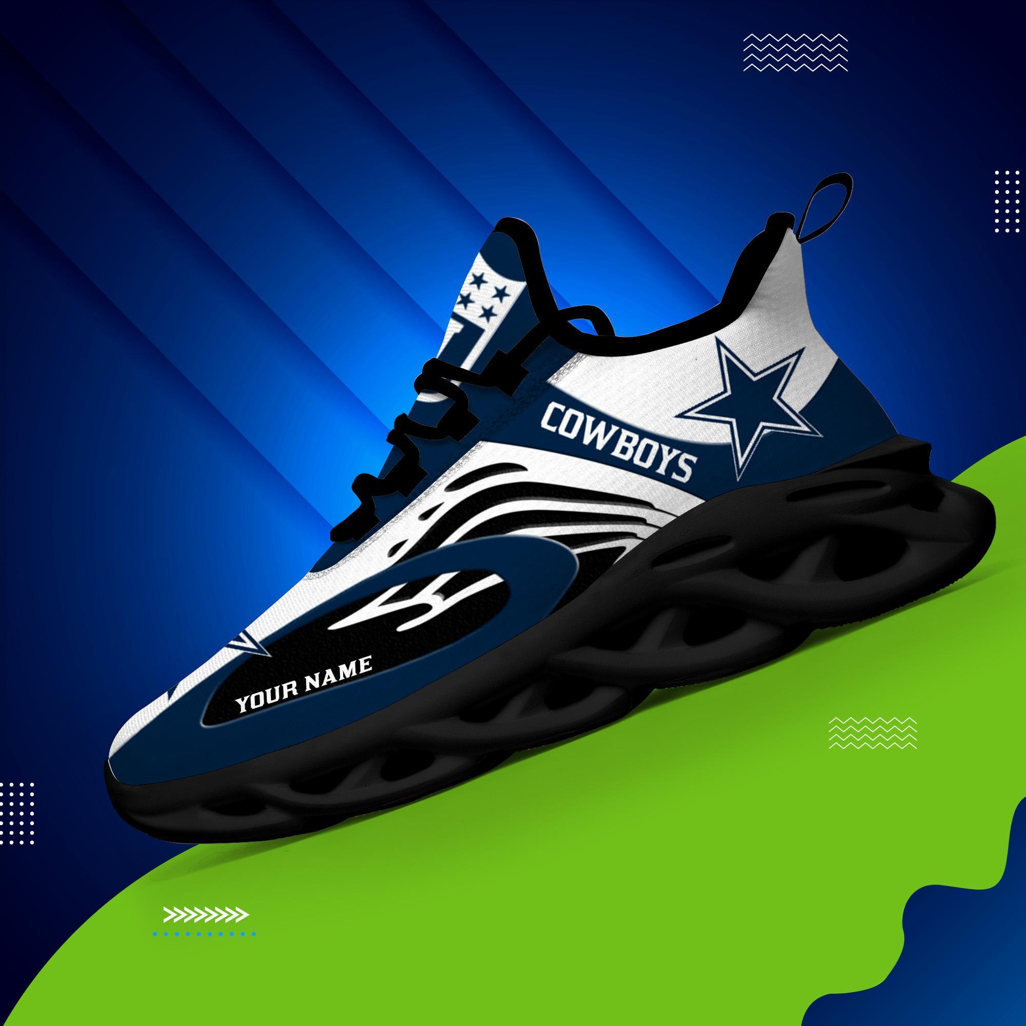 Ideafootwear Dallas Cowboys Max Soul Shoes Sneakers For Men And Women