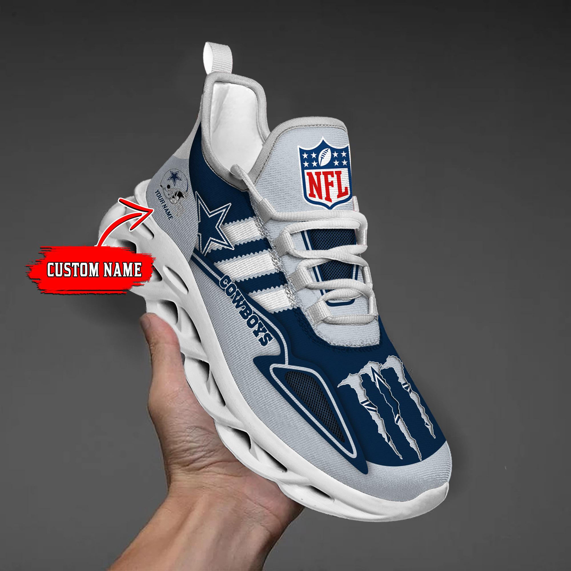 Ideafootwear Dallas Cowboys Max Soul Shoes Sneakers For Men And Women