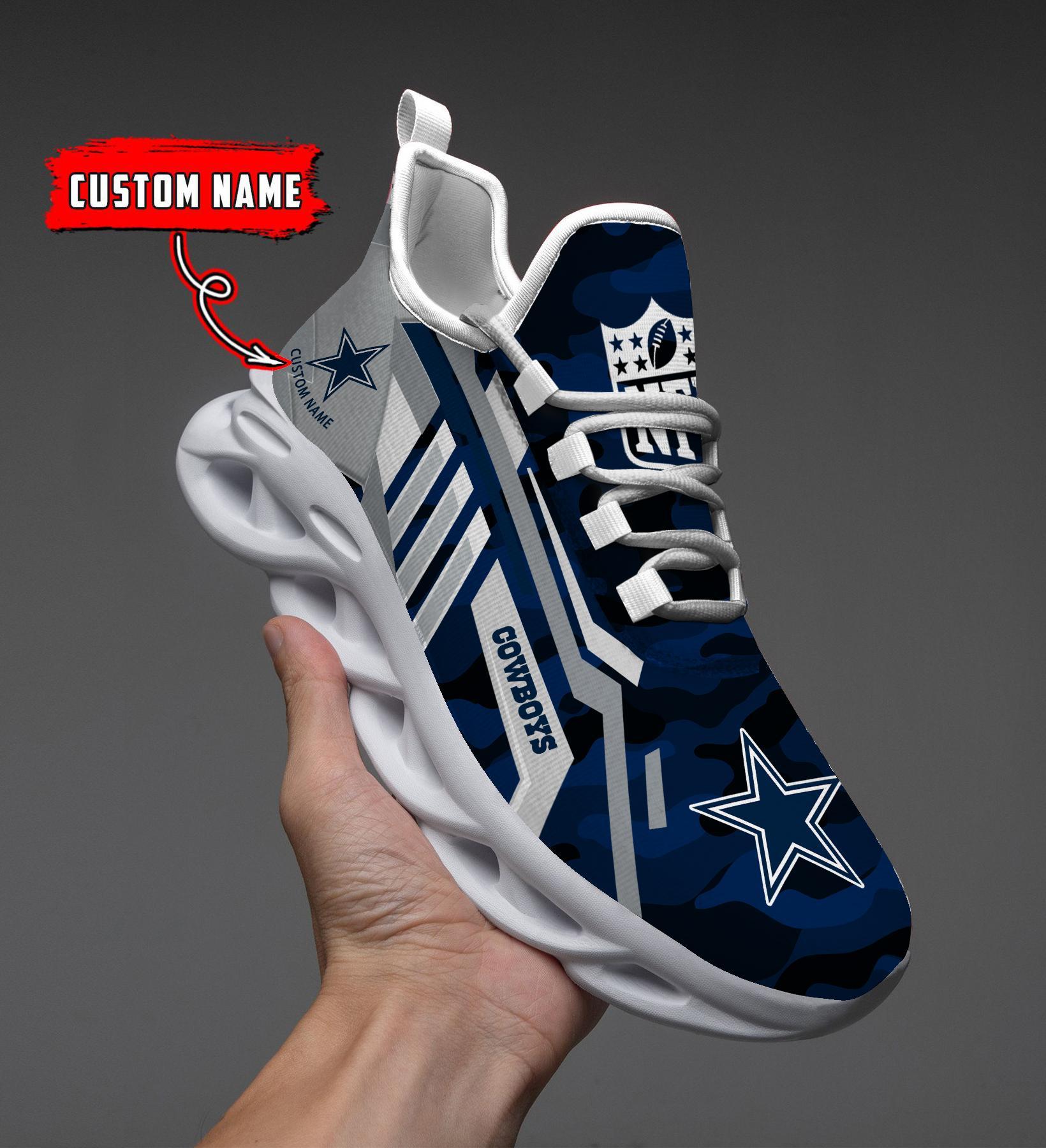 Ideafootwear Dallas Cowboys Max Soul Shoes Sneakers For Men And Women