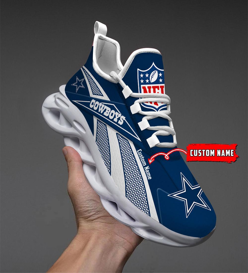 Ideafootwear Dallas Cowboys Max Soul Shoes Sneakers For Men And Women