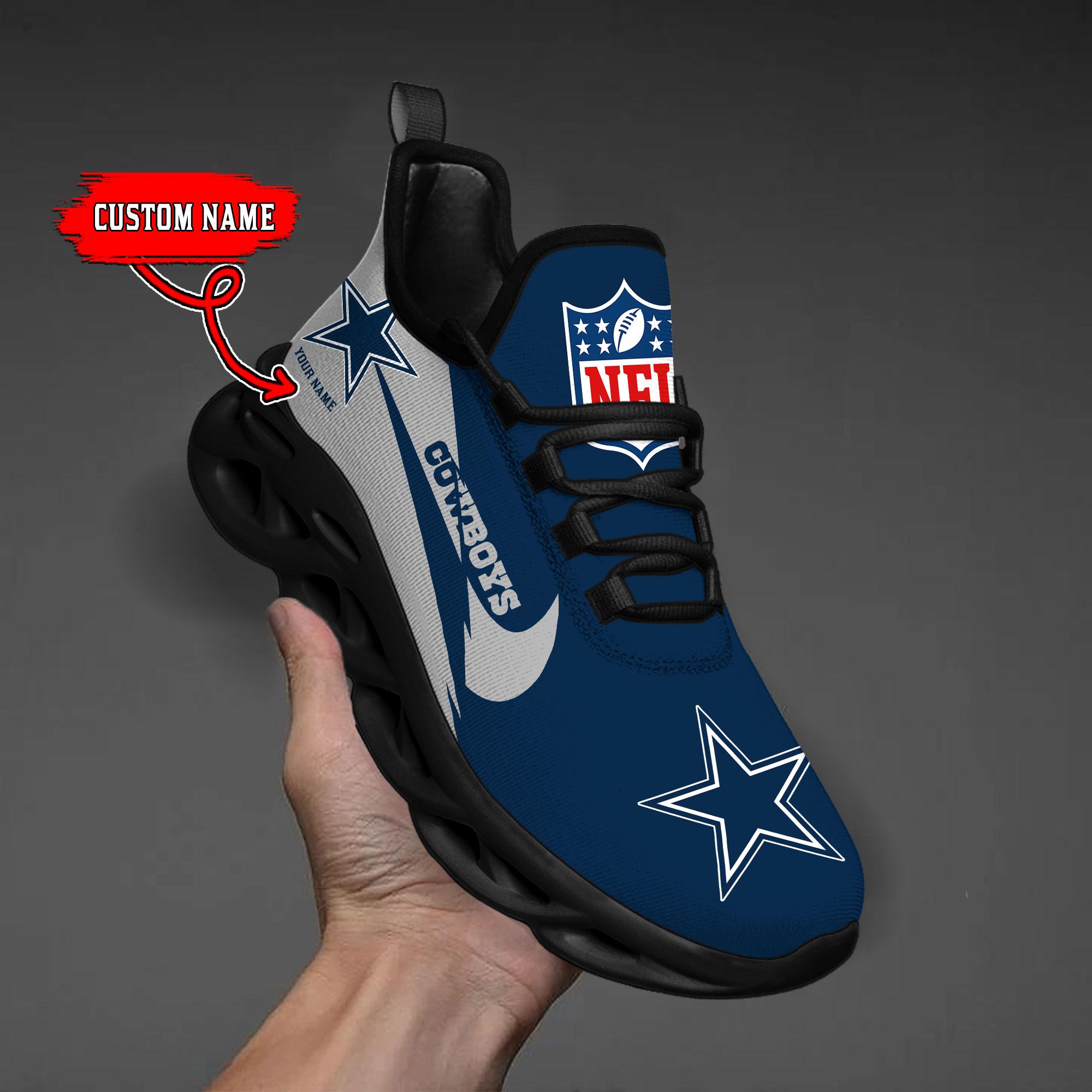 Ideafootwear Dallas Cowboys Max Soul Shoes Sneakers For Men And Women