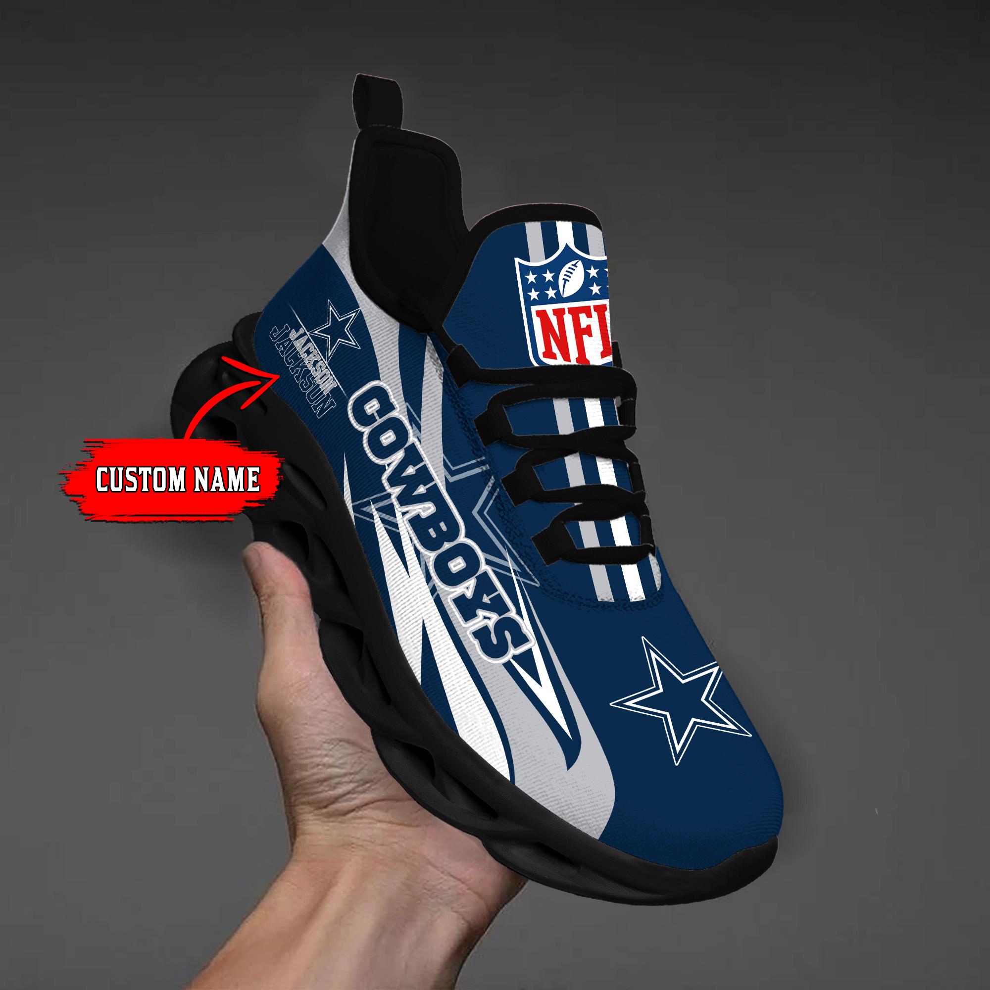 Ideafootwear Dallas Cowboys Max Soul Shoes Sneakers For Men And Women