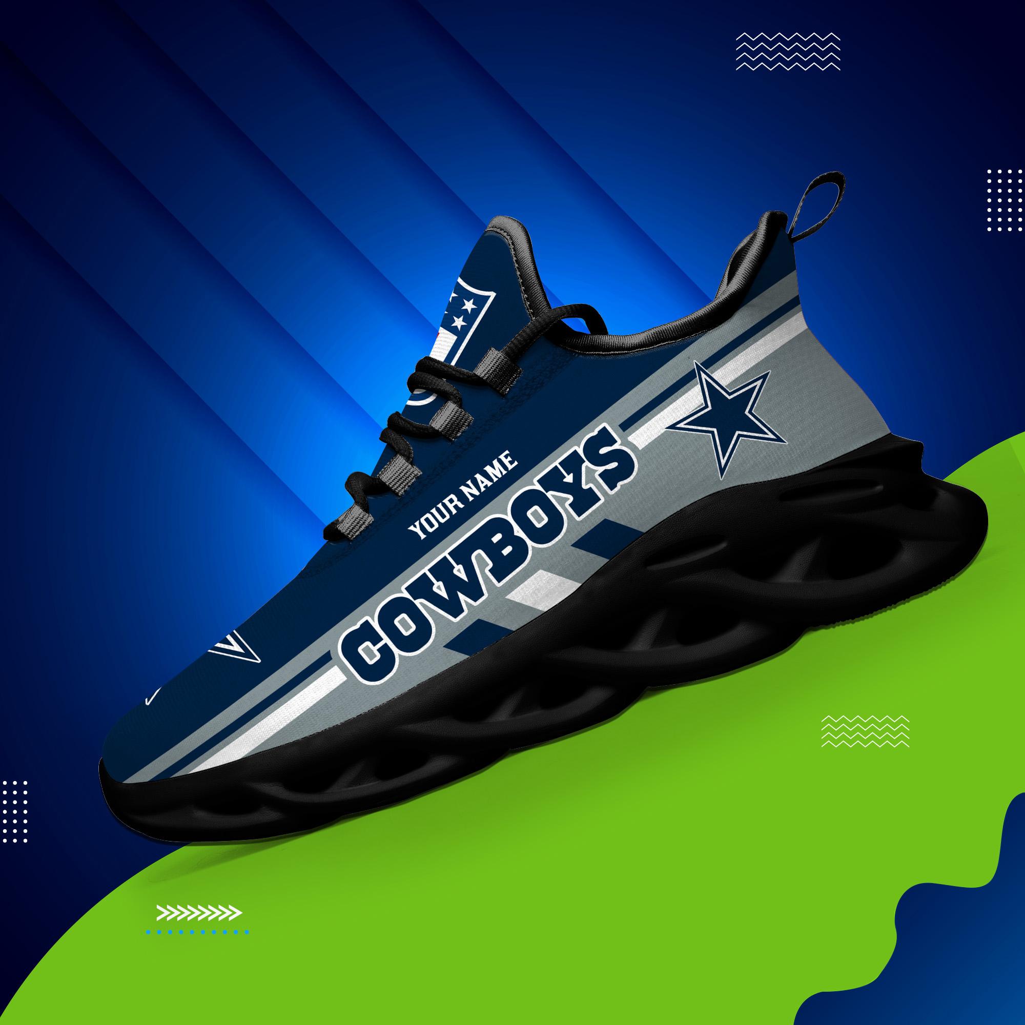 Ideafootwear Dallas Cowboys Max Soul Shoes Sneakers For Men And Women