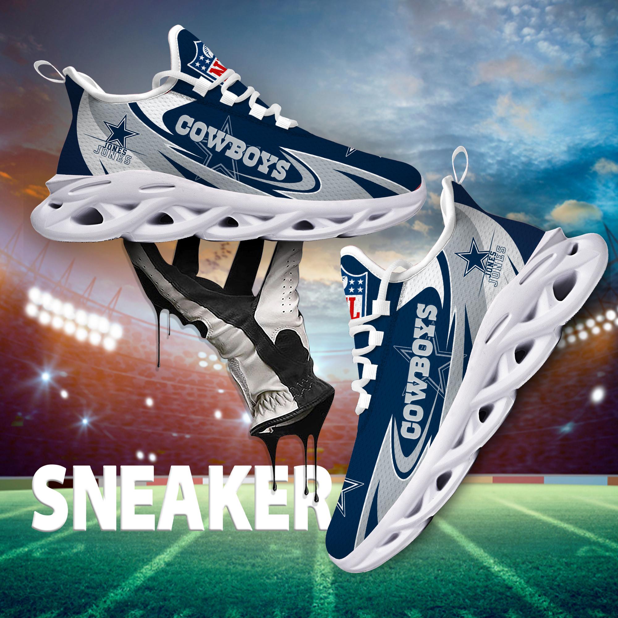 Ideafootwear Dallas Cowboys Max Soul Shoes Sneakers For Men And Women