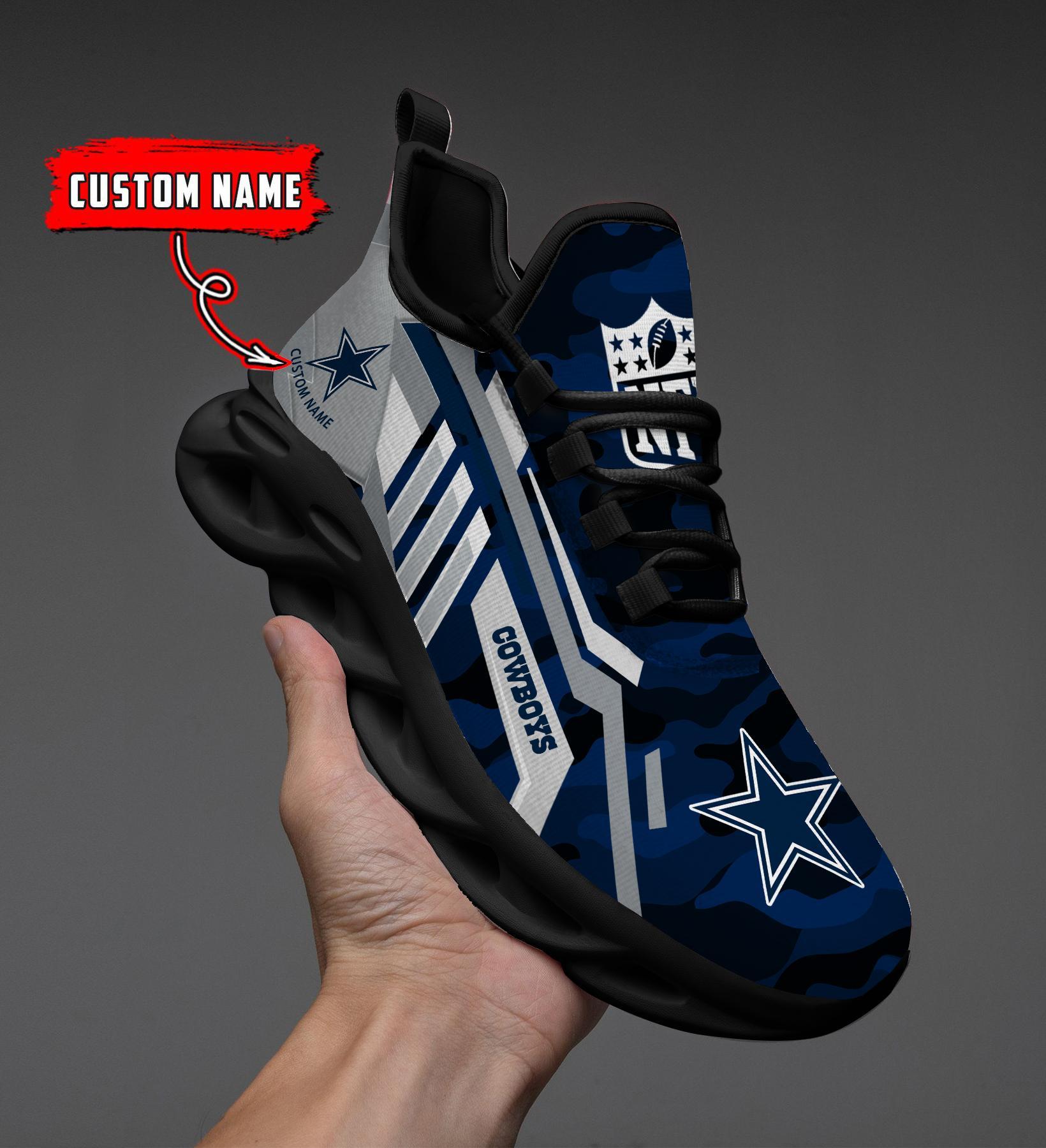 Ideafootwear Dallas Cowboys Max Soul Shoes Sneakers For Men And Women