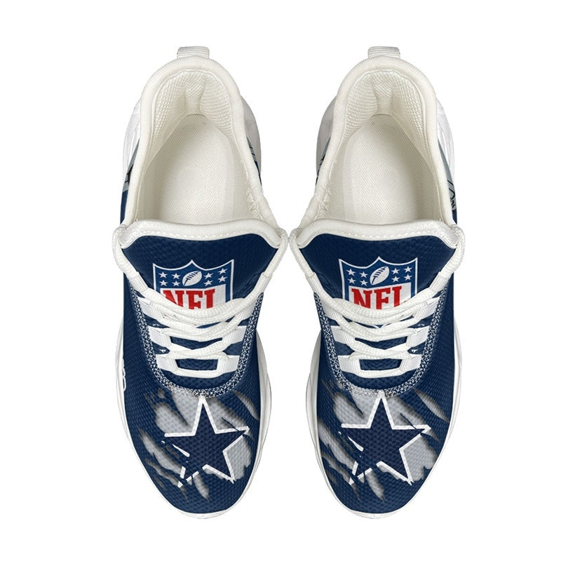 Ideafootwear Dallas Cowboys Max Soul Shoes Sneakers For Men And Women