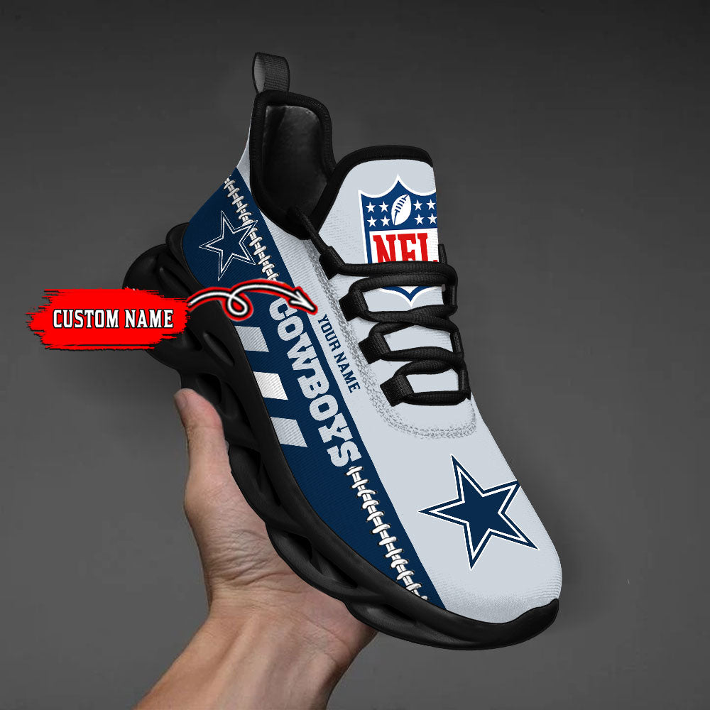 Ideafootwear Dallas Cowboys Max Soul Shoes Sneakers For Men And Women