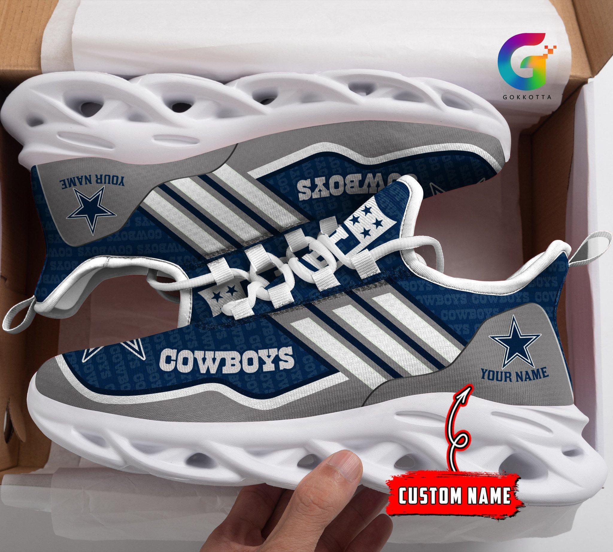 Ideafootwear Dallas Cowboys Max Soul Shoes Sneakers For Men And Women