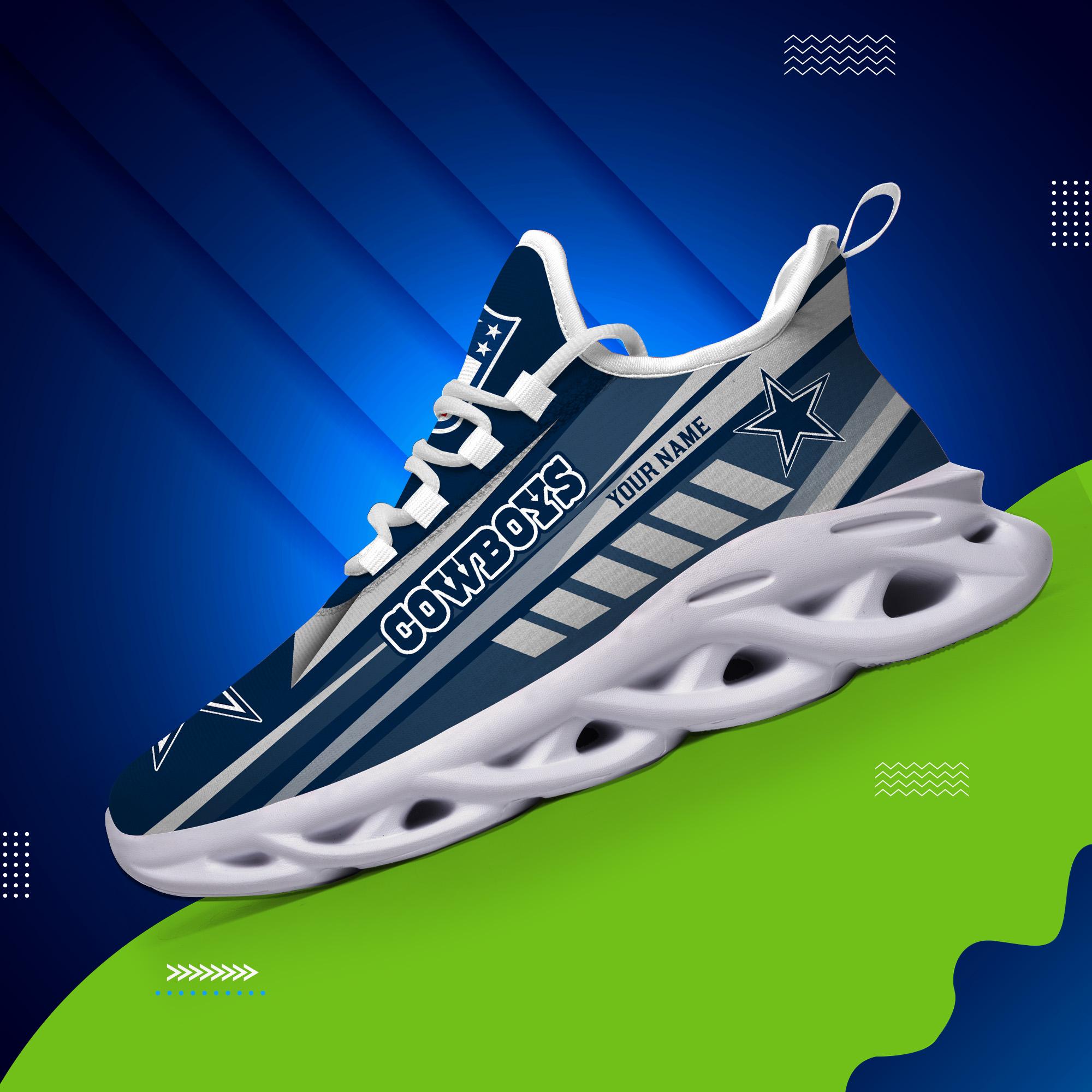 Ideafootwear Dallas Cowboys Max Soul Shoes Sneakers For Men And Women