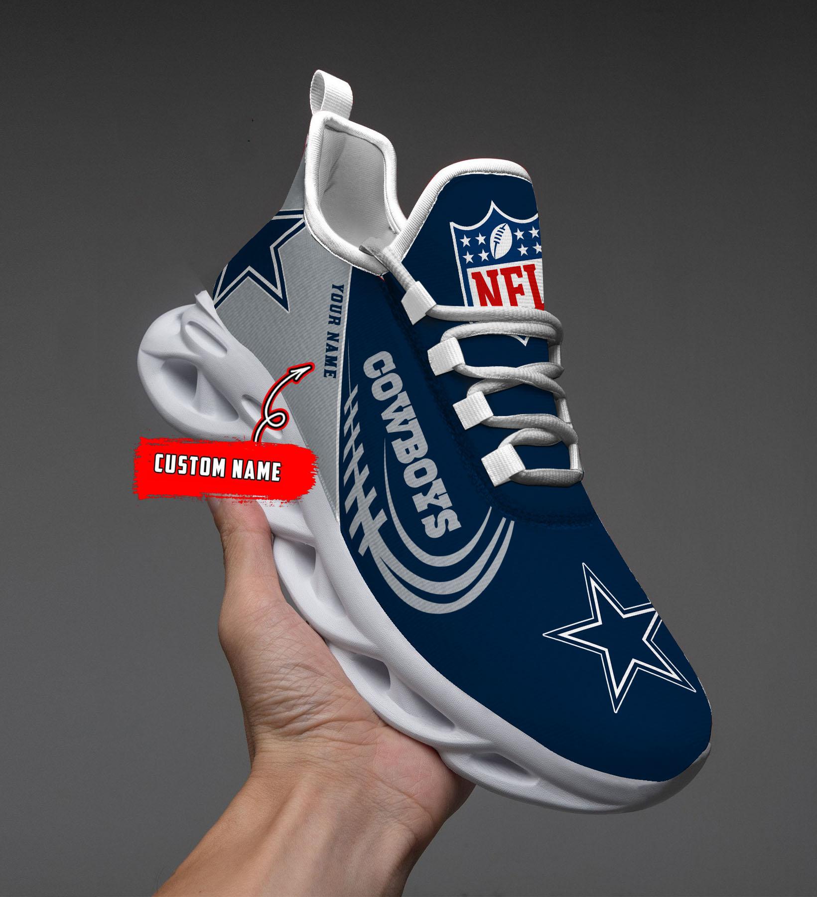 Ideafootwear Dallas Cowboys Max Soul Shoes Sneakers For Men And Women
