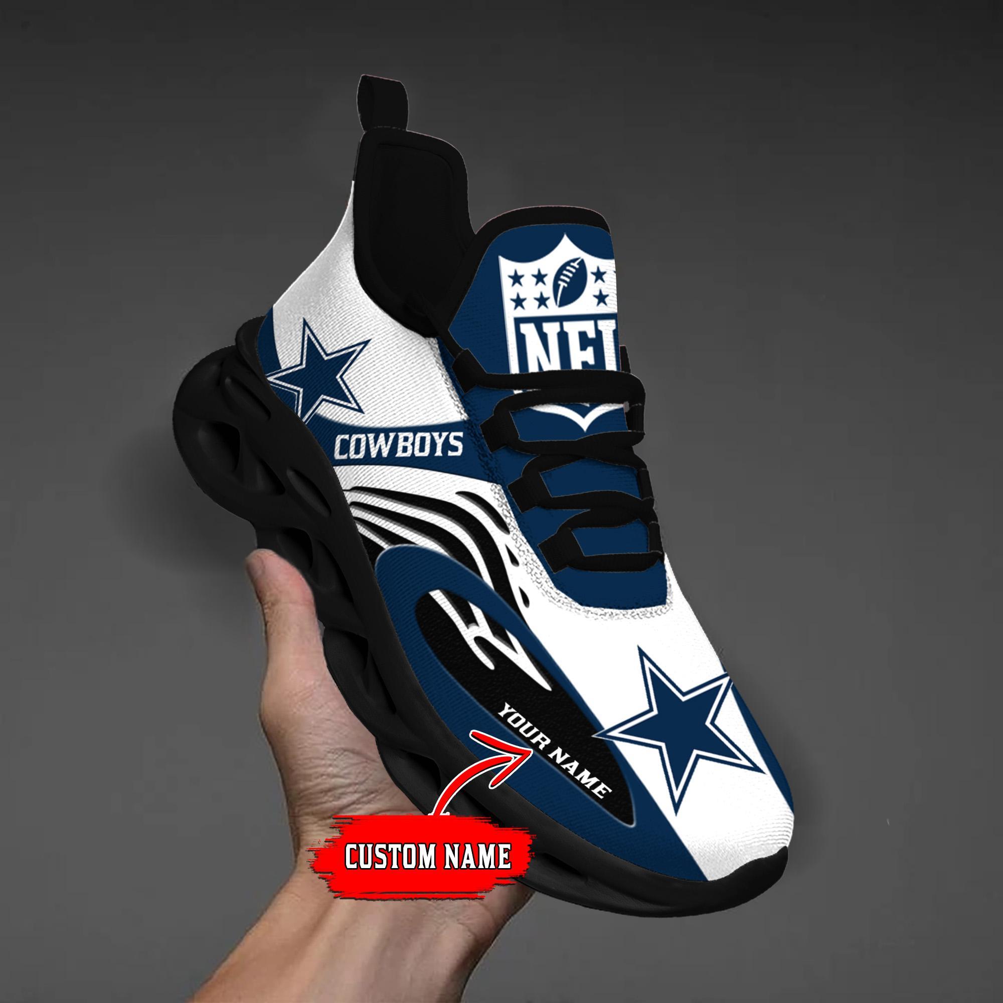 Ideafootwear Dallas Cowboys Max Soul Shoes Sneakers For Men And Women