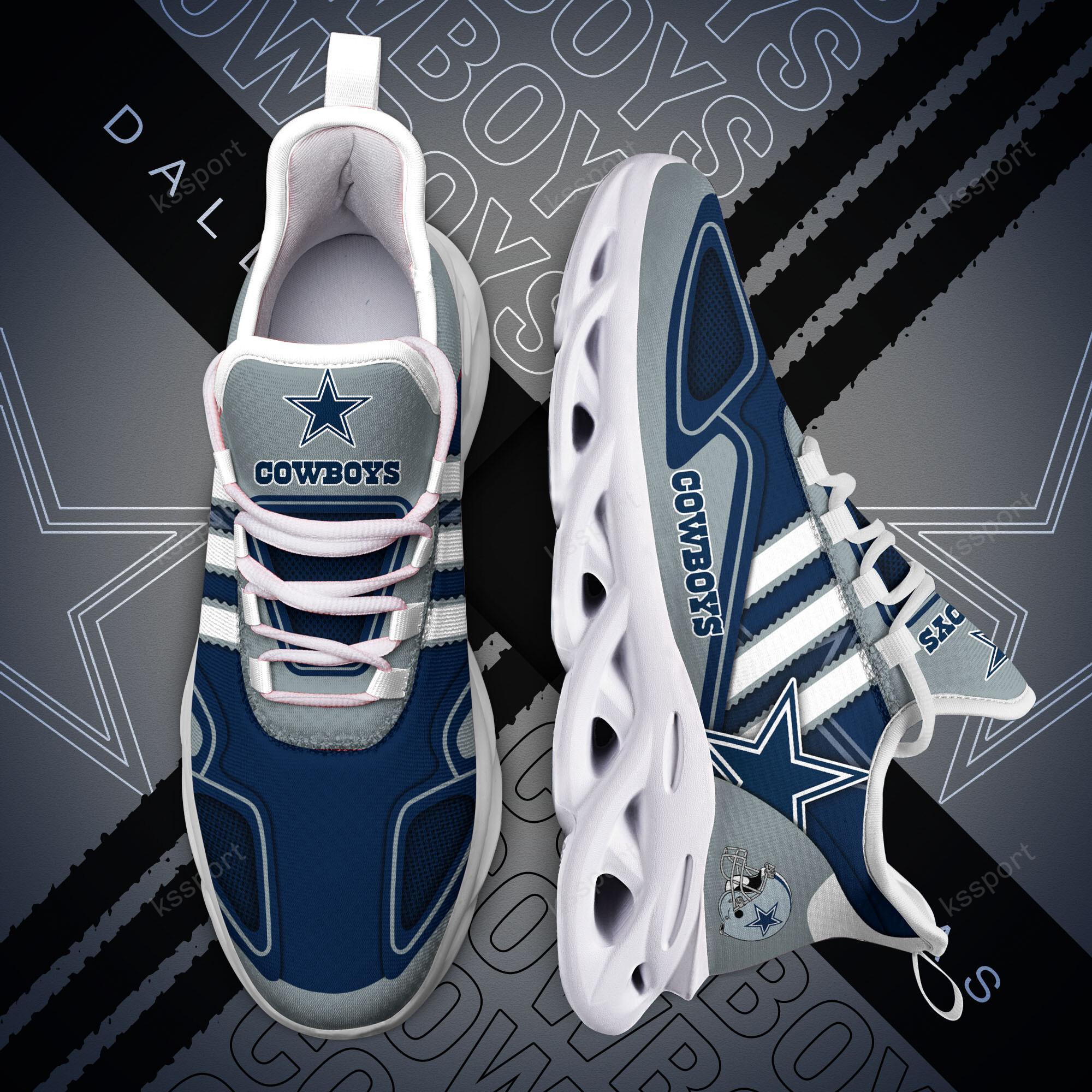 Ideafootwear Dallas Cowboys Max Soul Shoes Sneakers For Men And Women