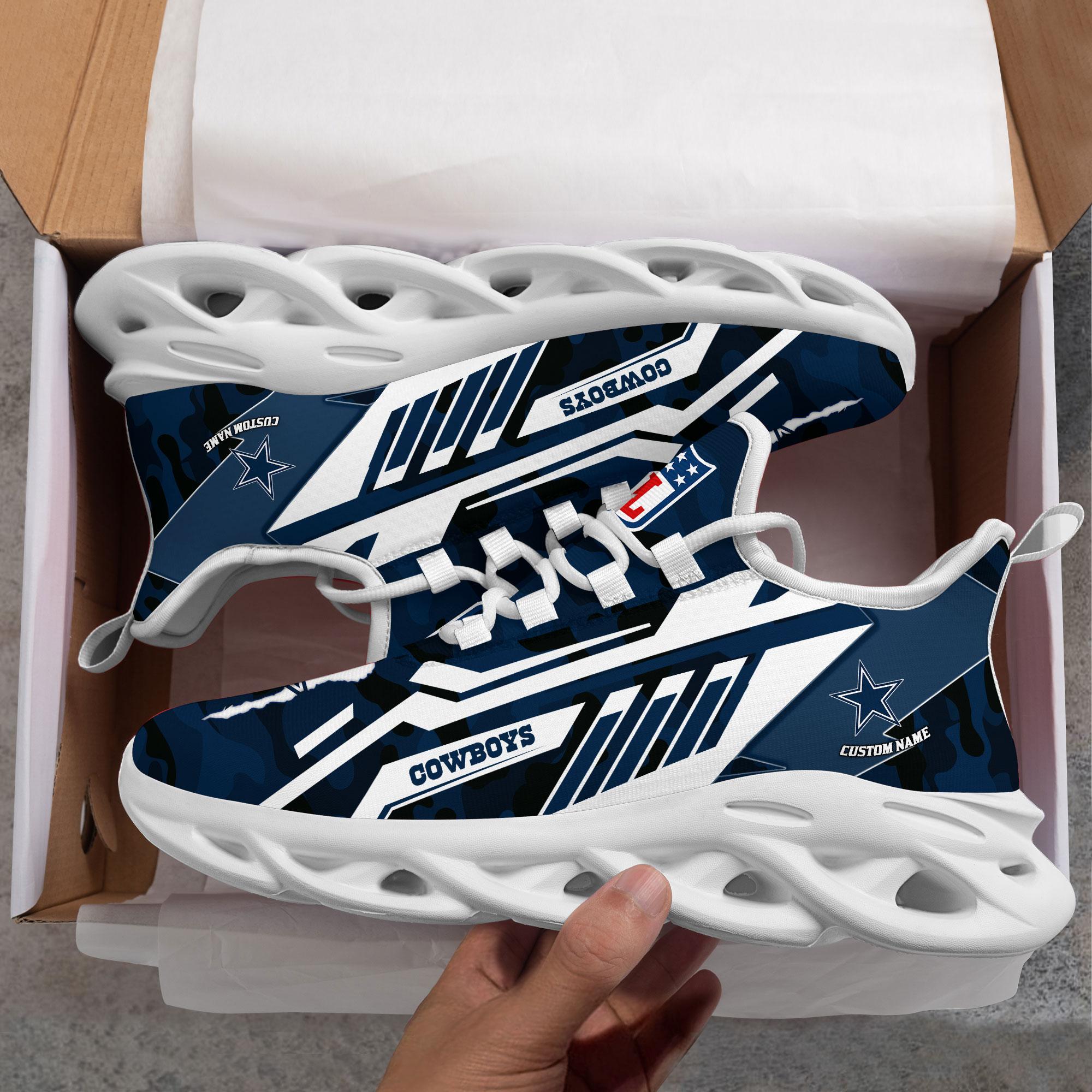 Ideafootwear Dallas Cowboys Max Soul Shoes Sneakers For Men And Women