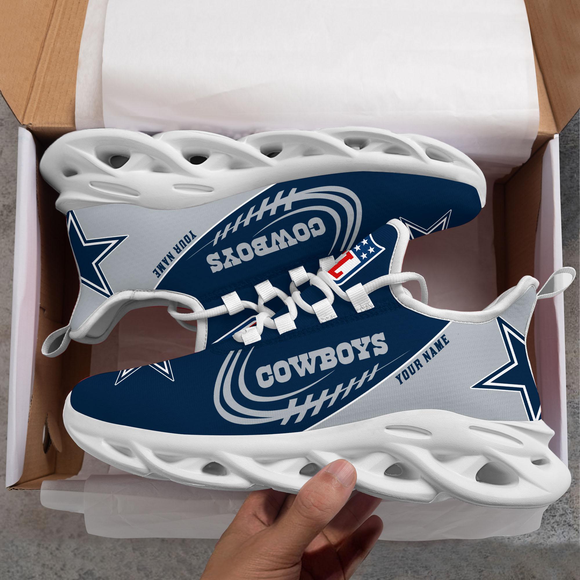 Ideafootwear Dallas Cowboys Max Soul Shoes Sneakers For Men And Women