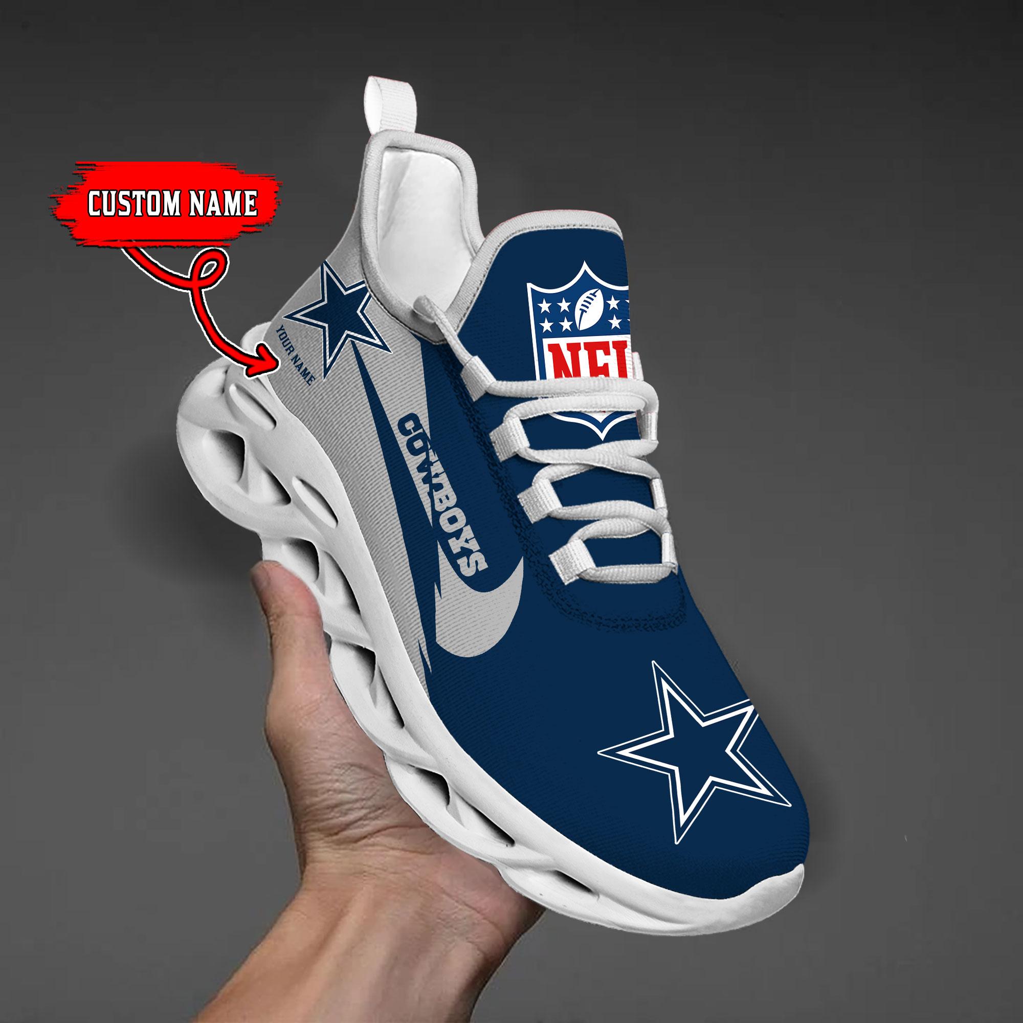 Ideafootwear Dallas Cowboys Max Soul Shoes Sneakers For Men And Women
