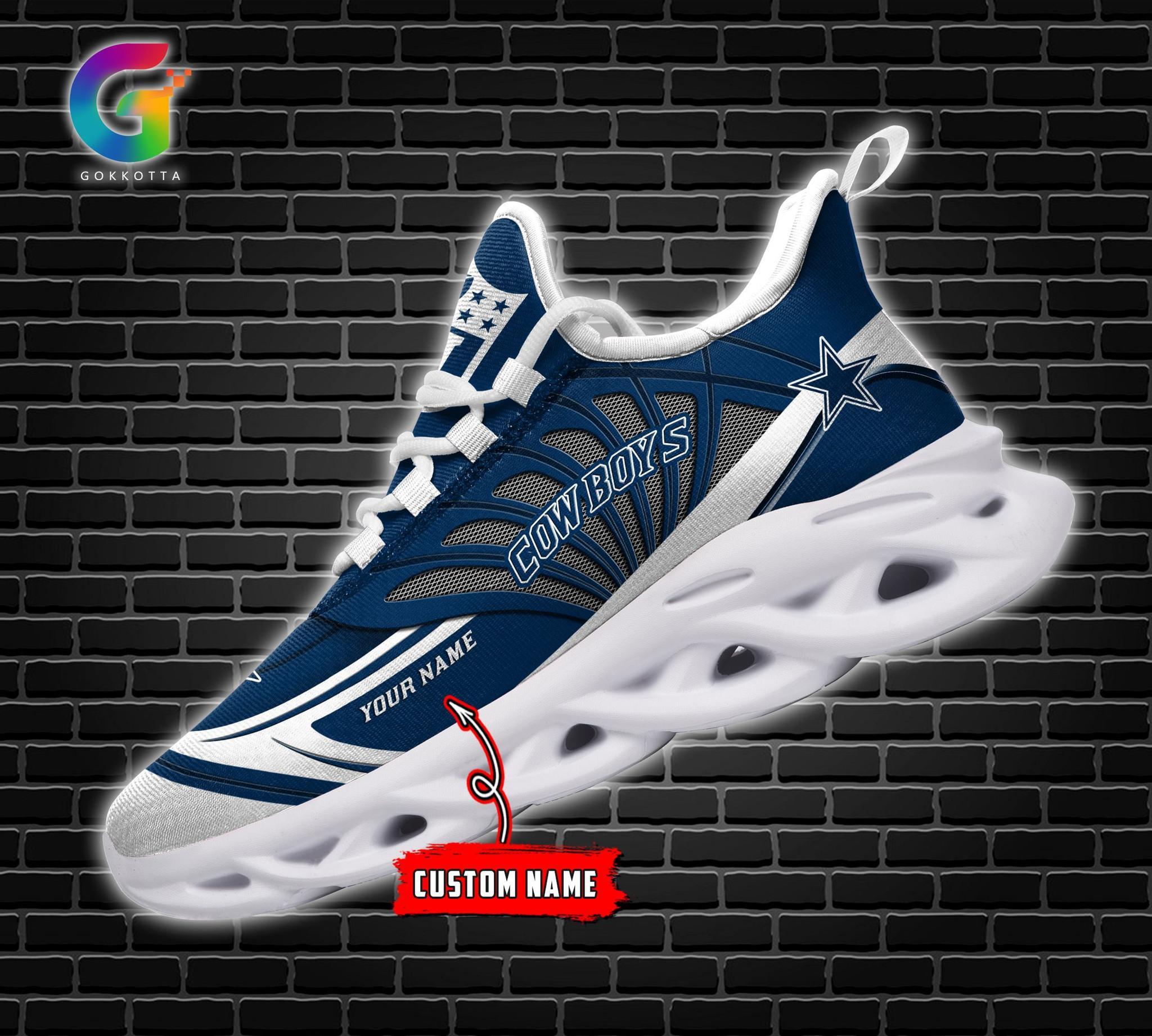 Ideafootwear Dallas Cowboys Max Soul Shoes Sneakers For Men And Women
