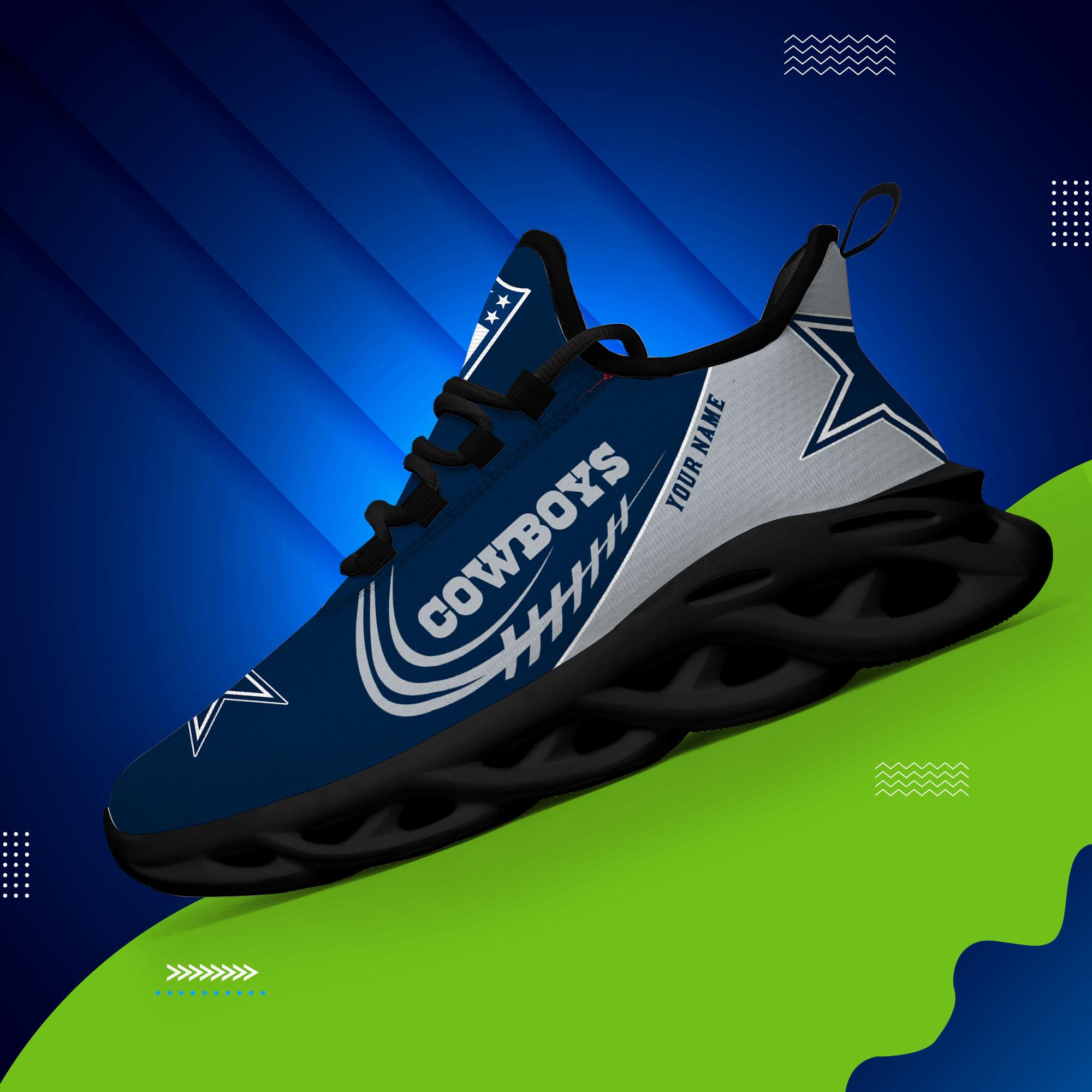 Ideafootwear Dallas Cowboys Max Soul Shoes Sneakers For Men And Women