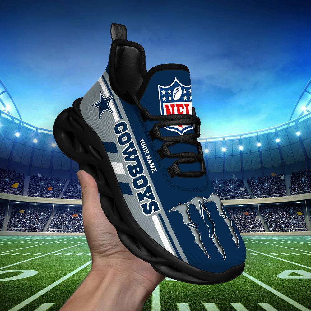 Ideafootwear Dallas Cowboys Max Soul Shoes Sneakers For Men And Women