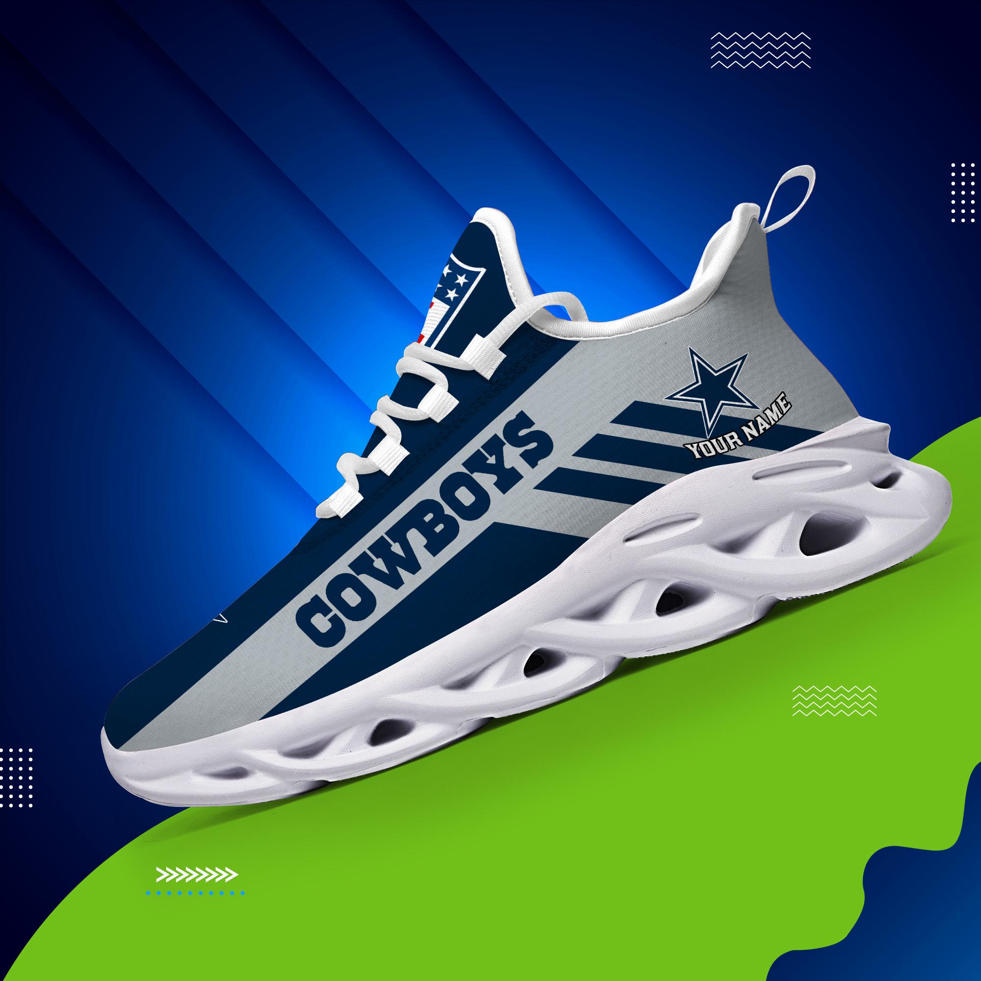 Ideafootwear Dallas Cowboys Max Soul Shoes Sneakers For Men And Women