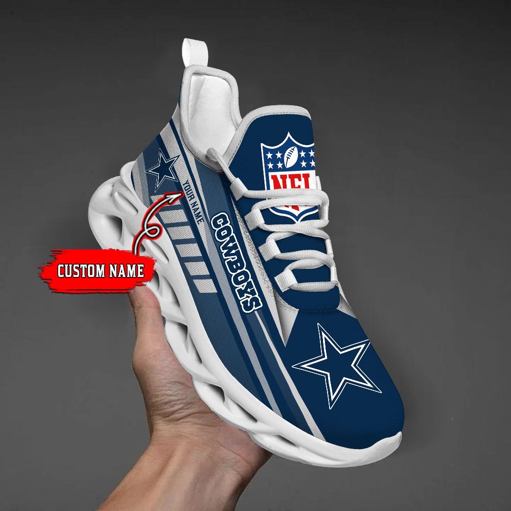 Ideafootwear Dallas Cowboys Max Soul Shoes Sneakers For Men And Women