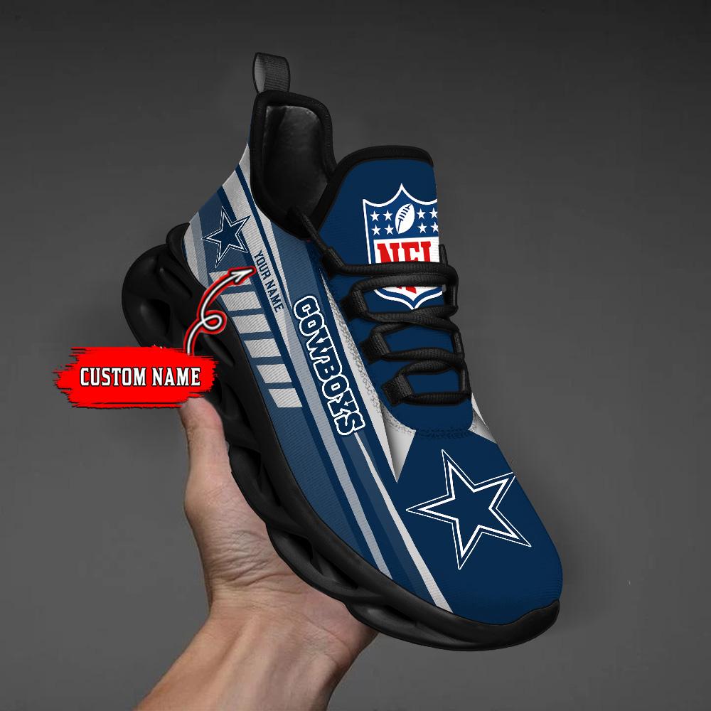 Ideafootwear Dallas Cowboys Max Soul Shoes Sneakers For Men And Women