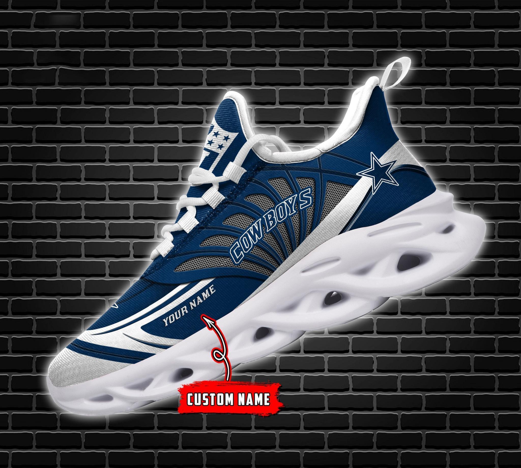 Ideafootwear Dallas Cowboys Max Soul Shoes Sneakers For Men And Women