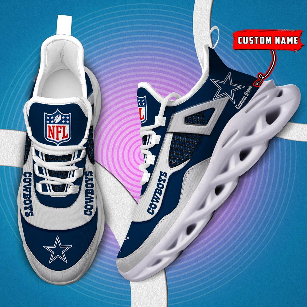 Ideafootwear Dallas Cowboys Max Soul Shoes Sneakers For Men And Women