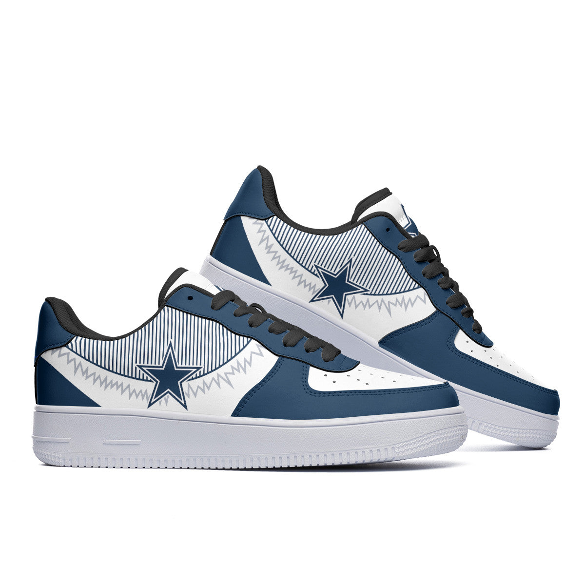 Ideafootwear Dallas Cowboys NFL Air Low-Top Sneakers Shoes For Men And Women
