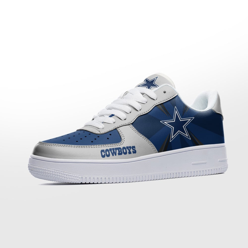 Ideafootwear Dallas Cowboys NFL Air Low-Top Sneakers Shoes For Men And Women